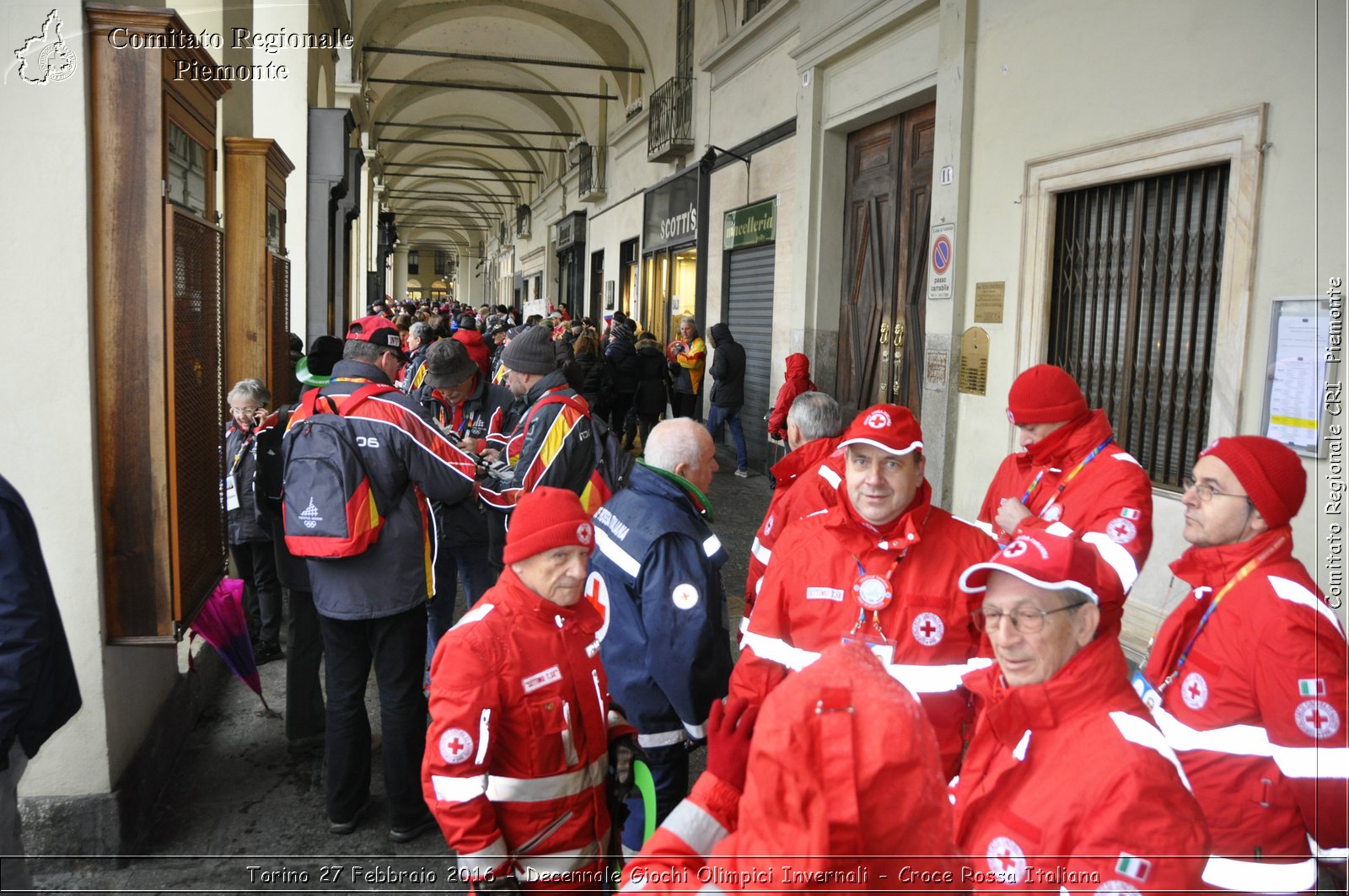 Torino 27 Febbraio 2016 - Decennale Giochi Olimpici Invernali - Croce Rossa Italiana- Comitato Regionale del Piemonte