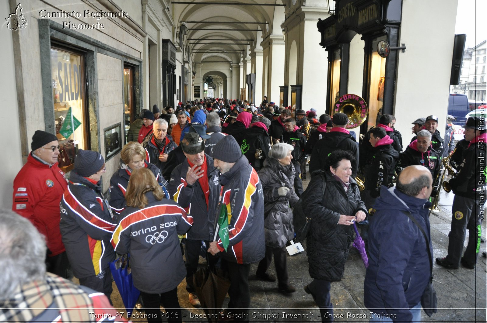 Torino 27 Febbraio 2016 - Decennale Giochi Olimpici Invernali - Croce Rossa Italiana- Comitato Regionale del Piemonte