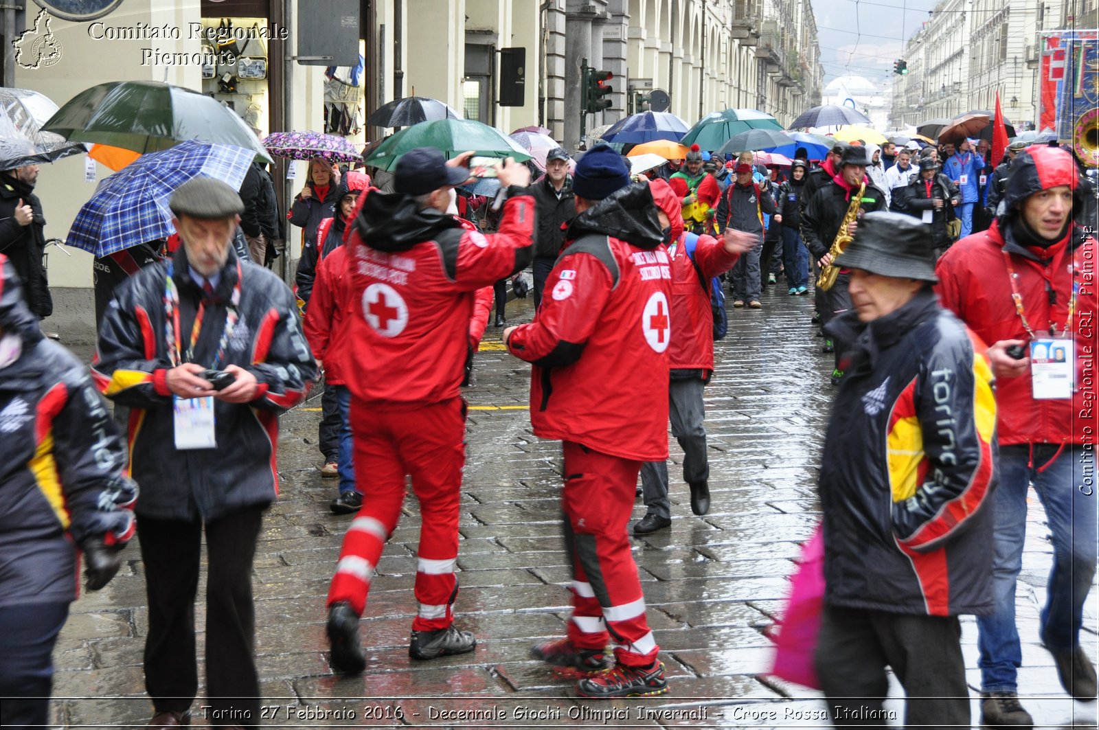 Torino 27 Febbraio 2016 - Decennale Giochi Olimpici Invernali - Croce Rossa Italiana- Comitato Regionale del Piemonte