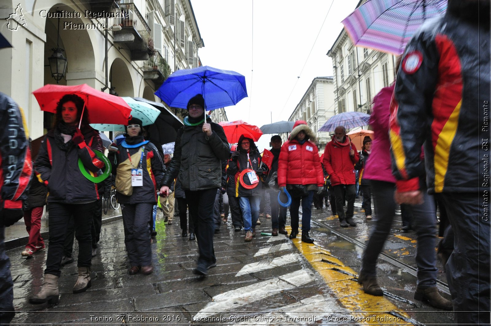 Torino 27 Febbraio 2016 - Decennale Giochi Olimpici Invernali - Croce Rossa Italiana- Comitato Regionale del Piemonte