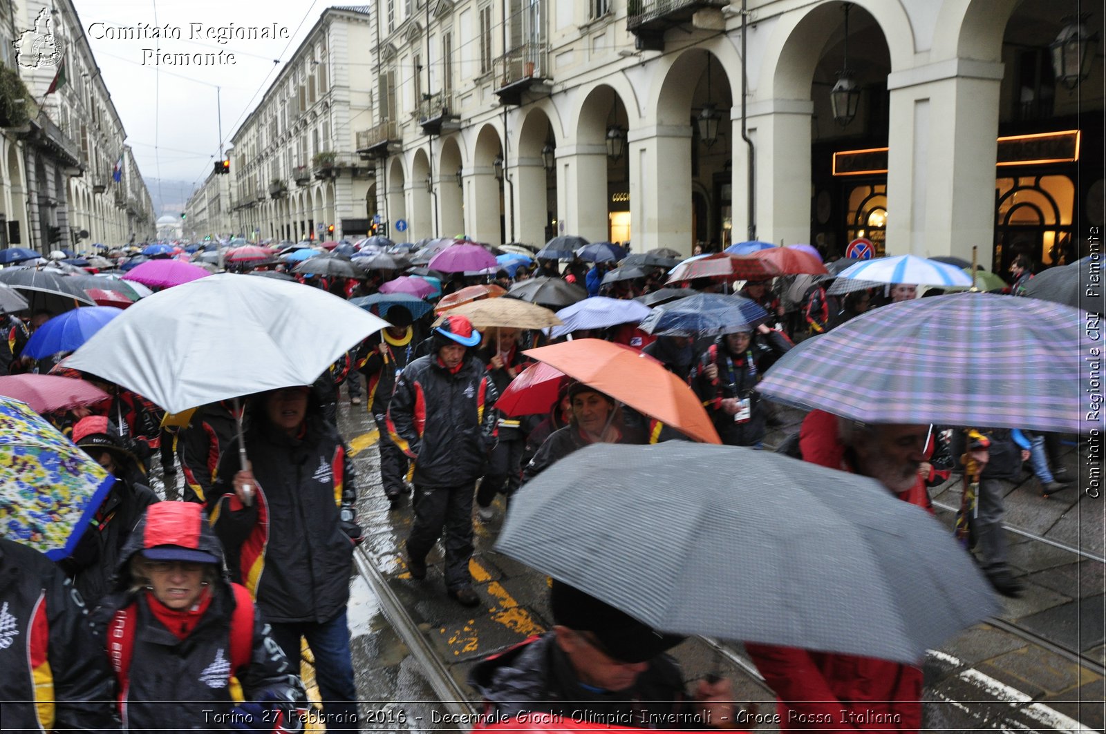 Torino 27 Febbraio 2016 - Decennale Giochi Olimpici Invernali - Croce Rossa Italiana- Comitato Regionale del Piemonte