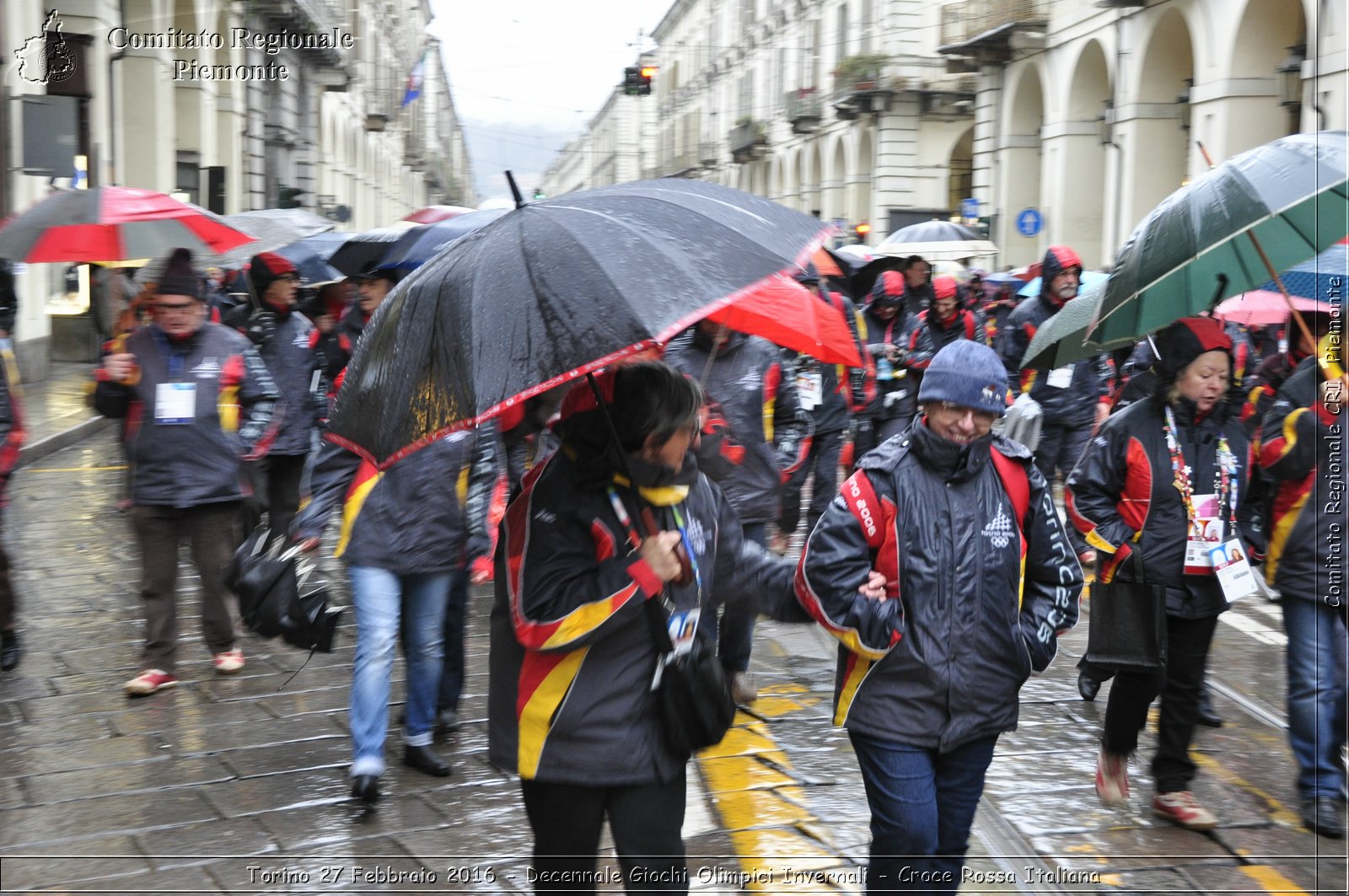 Torino 27 Febbraio 2016 - Decennale Giochi Olimpici Invernali - Croce Rossa Italiana- Comitato Regionale del Piemonte