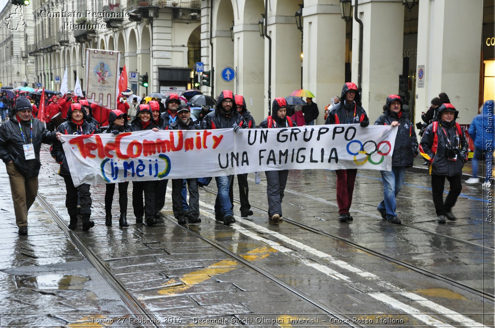 Torino 27 Febbraio 2016 - Decennale Giochi Olimpici Invernali - Croce Rossa Italiana- Comitato Regionale del Piemonte