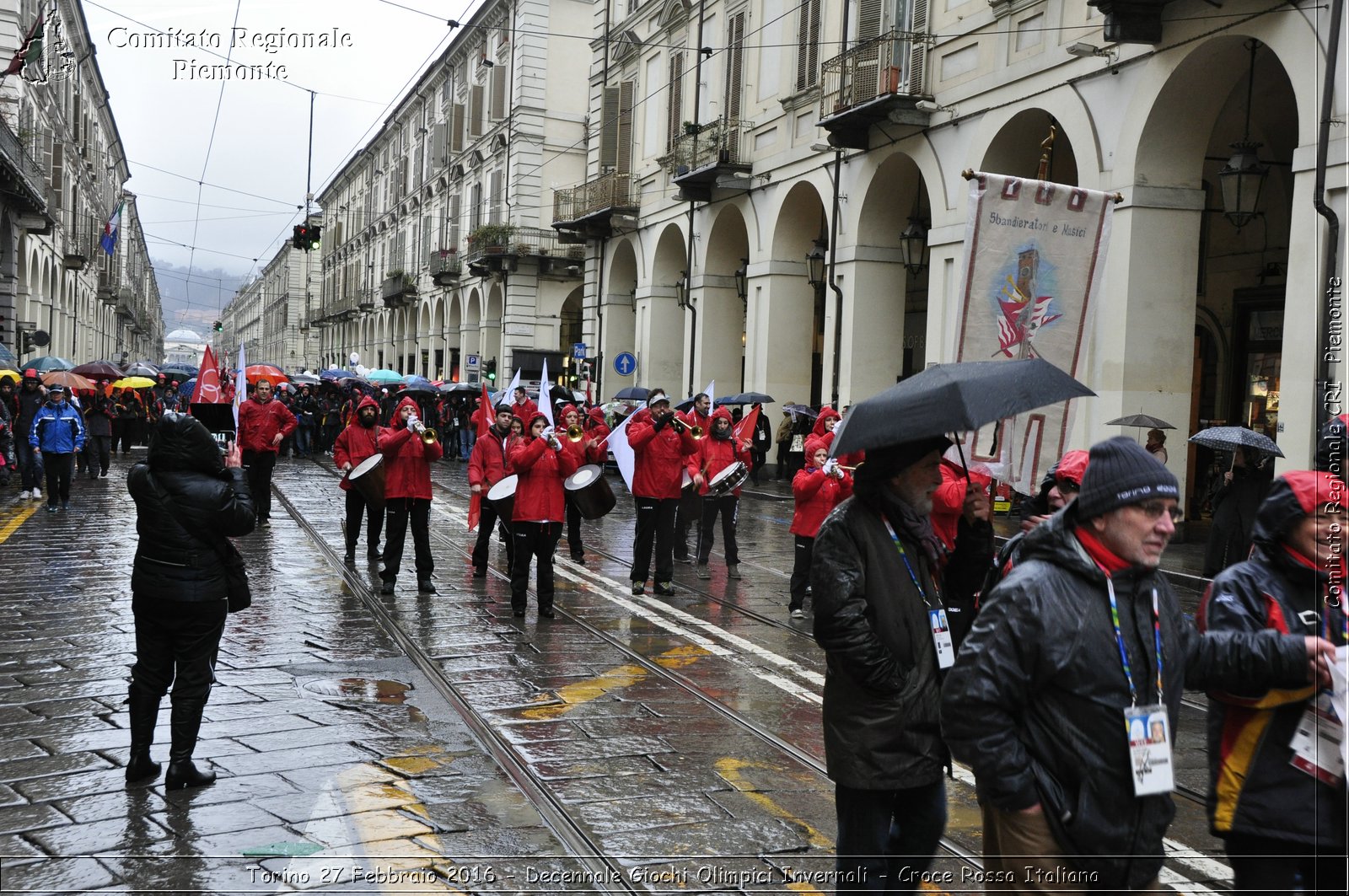 Torino 27 Febbraio 2016 - Decennale Giochi Olimpici Invernali - Croce Rossa Italiana- Comitato Regionale del Piemonte