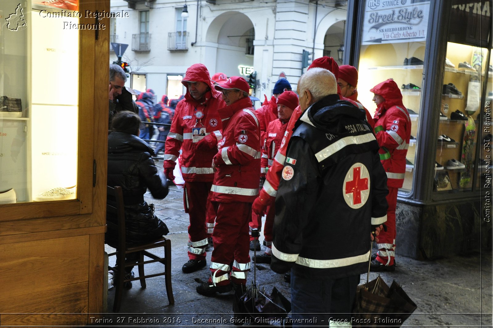 Torino 27 Febbraio 2016 - Decennale Giochi Olimpici Invernali - Croce Rossa Italiana- Comitato Regionale del Piemonte