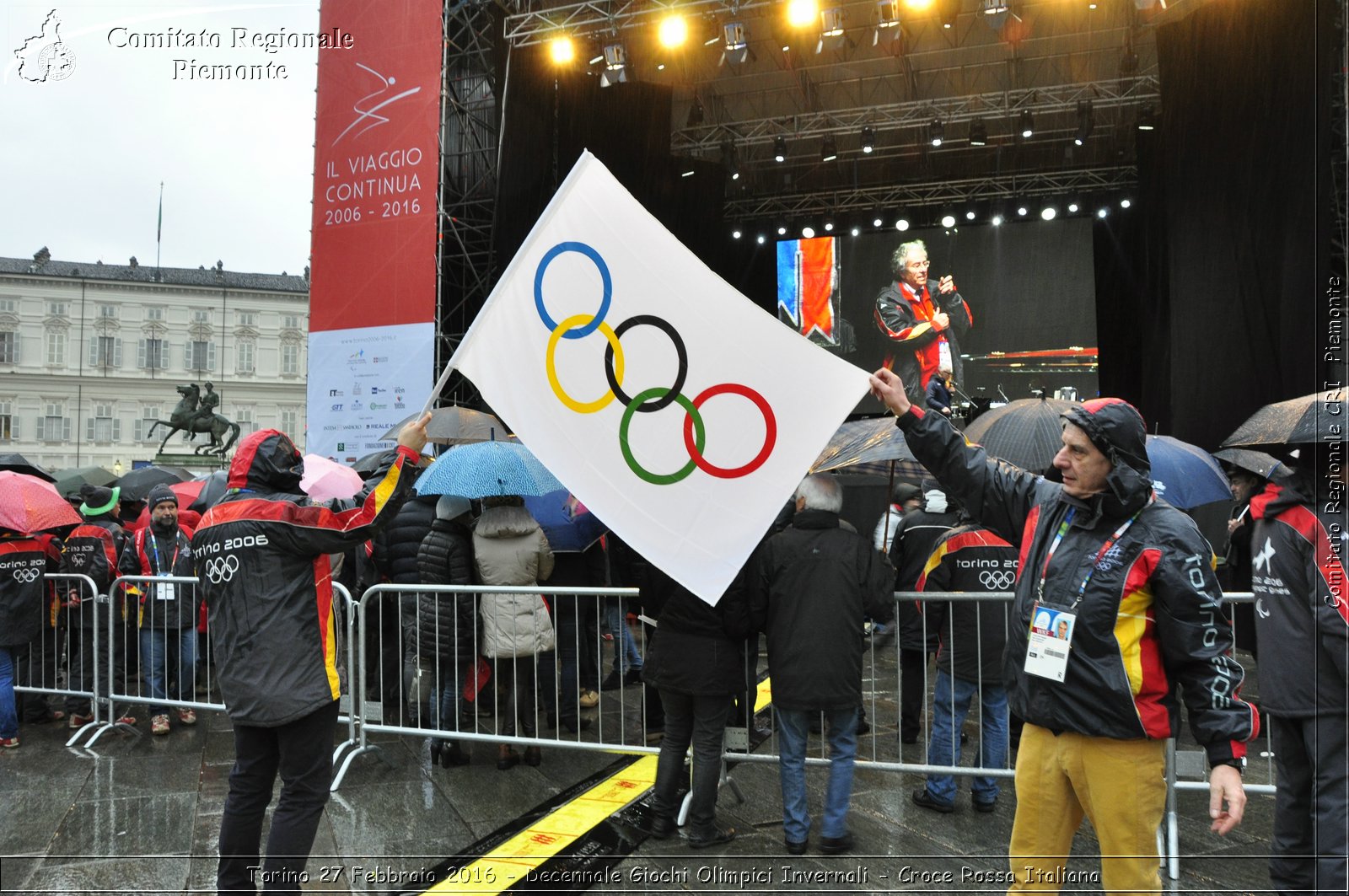 Torino 27 Febbraio 2016 - Decennale Giochi Olimpici Invernali - Croce Rossa Italiana- Comitato Regionale del Piemonte