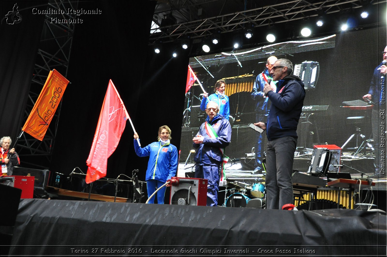 Torino 27 Febbraio 2016 - Decennale Giochi Olimpici Invernali - Croce Rossa Italiana- Comitato Regionale del Piemonte