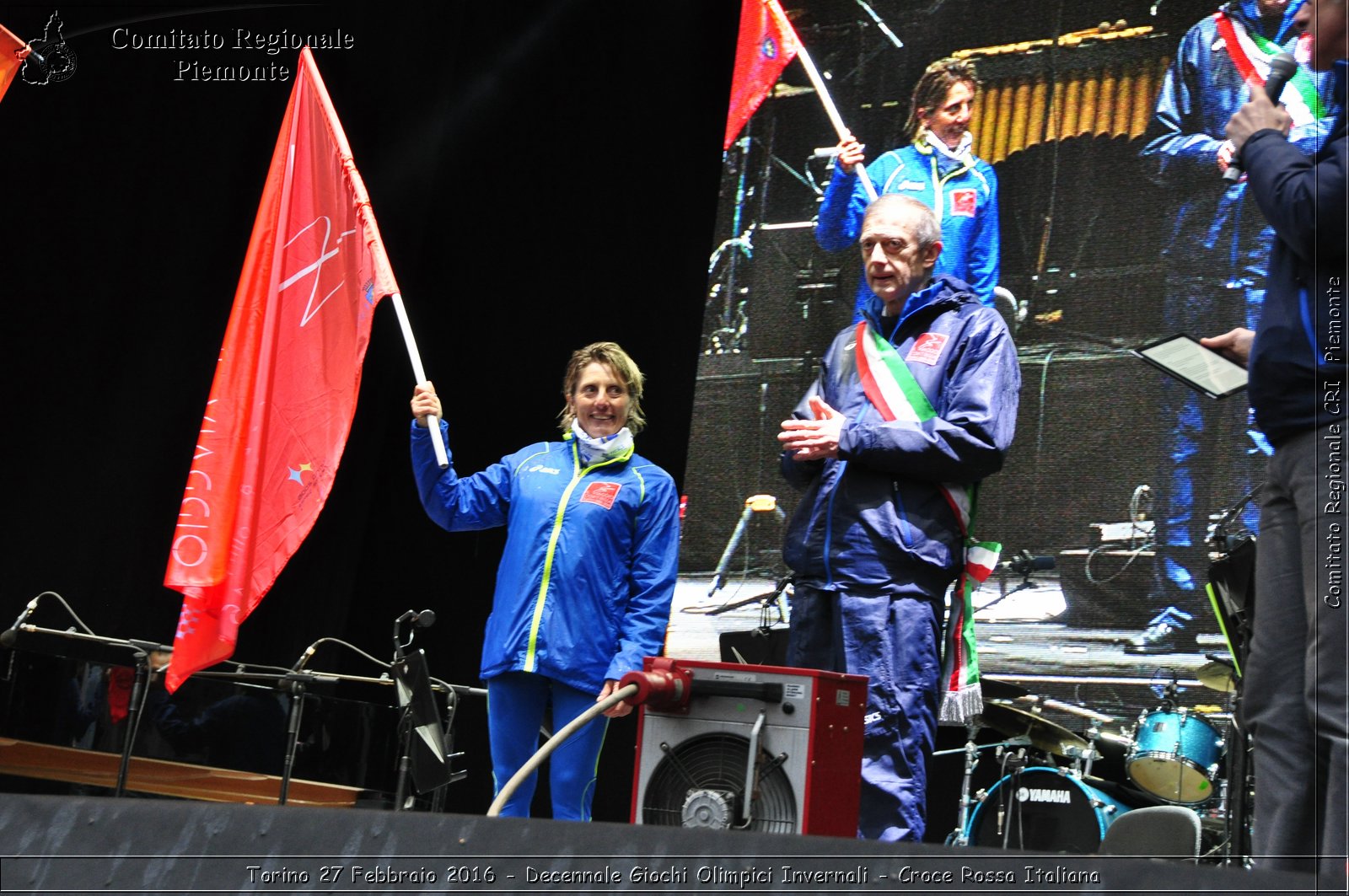 Torino 27 Febbraio 2016 - Decennale Giochi Olimpici Invernali - Croce Rossa Italiana- Comitato Regionale del Piemonte