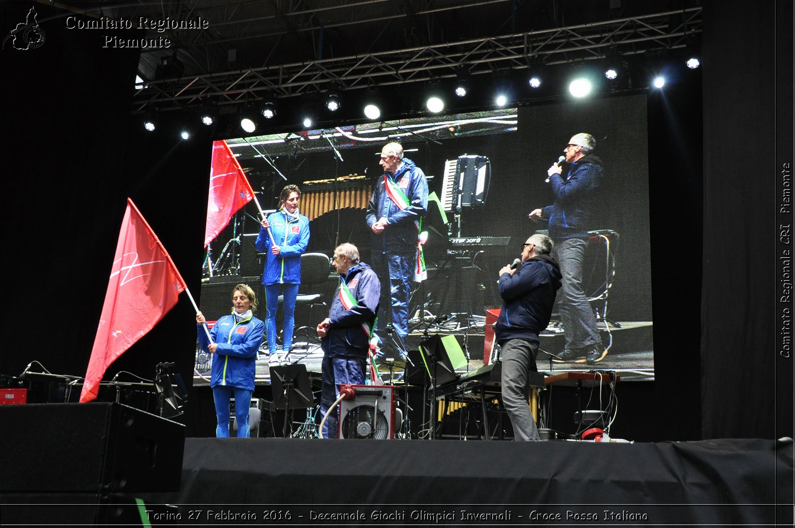 Torino 27 Febbraio 2016 - Decennale Giochi Olimpici Invernali - Croce Rossa Italiana- Comitato Regionale del Piemonte