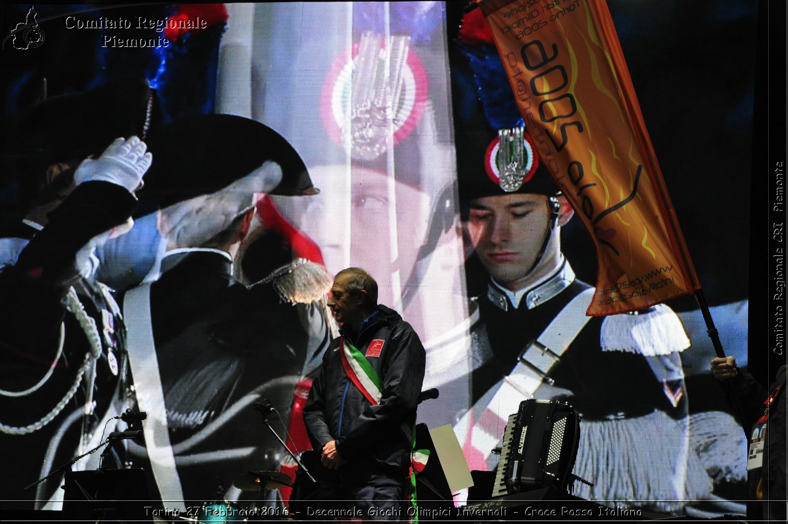 Torino 27 Febbraio 2016 - Decennale Giochi Olimpici Invernali - Croce Rossa Italiana- Comitato Regionale del Piemonte