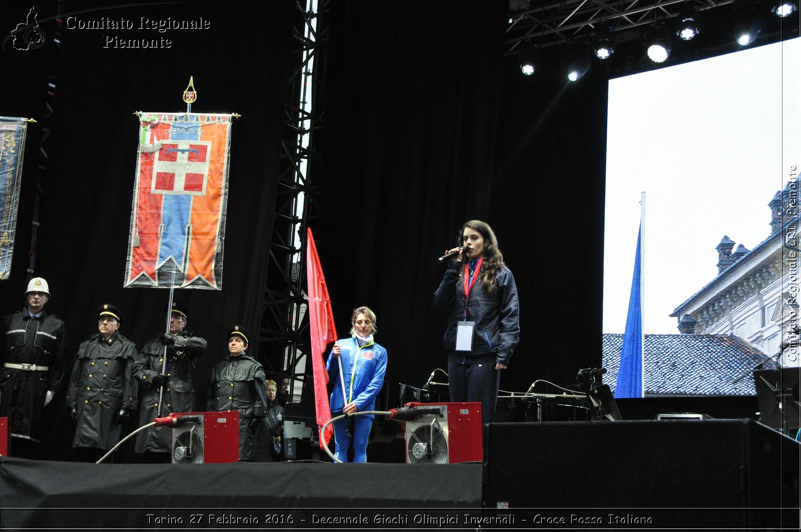 Torino 27 Febbraio 2016 - Decennale Giochi Olimpici Invernali - Croce Rossa Italiana- Comitato Regionale del Piemonte