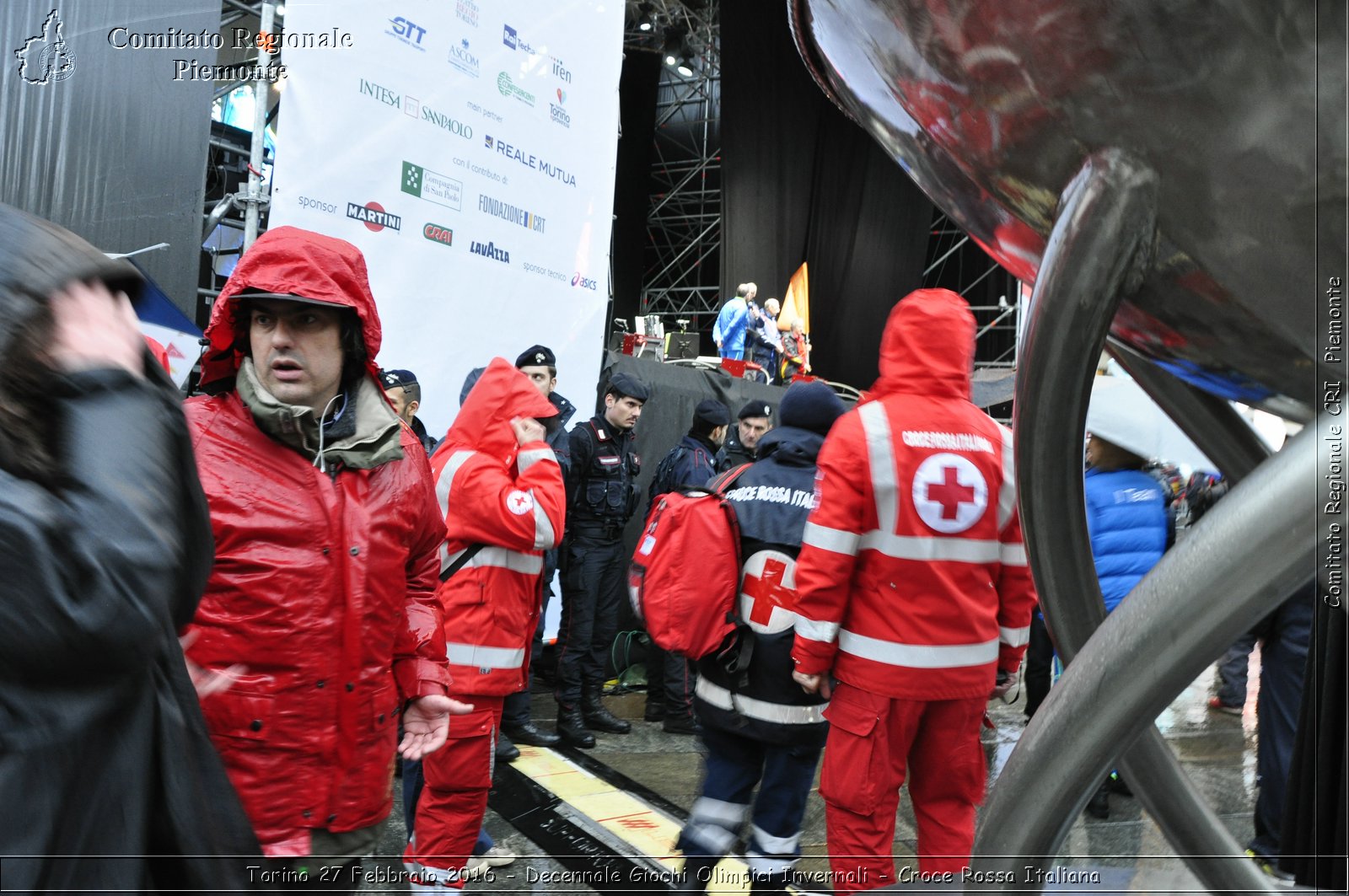 Torino 27 Febbraio 2016 - Decennale Giochi Olimpici Invernali - Croce Rossa Italiana- Comitato Regionale del Piemonte