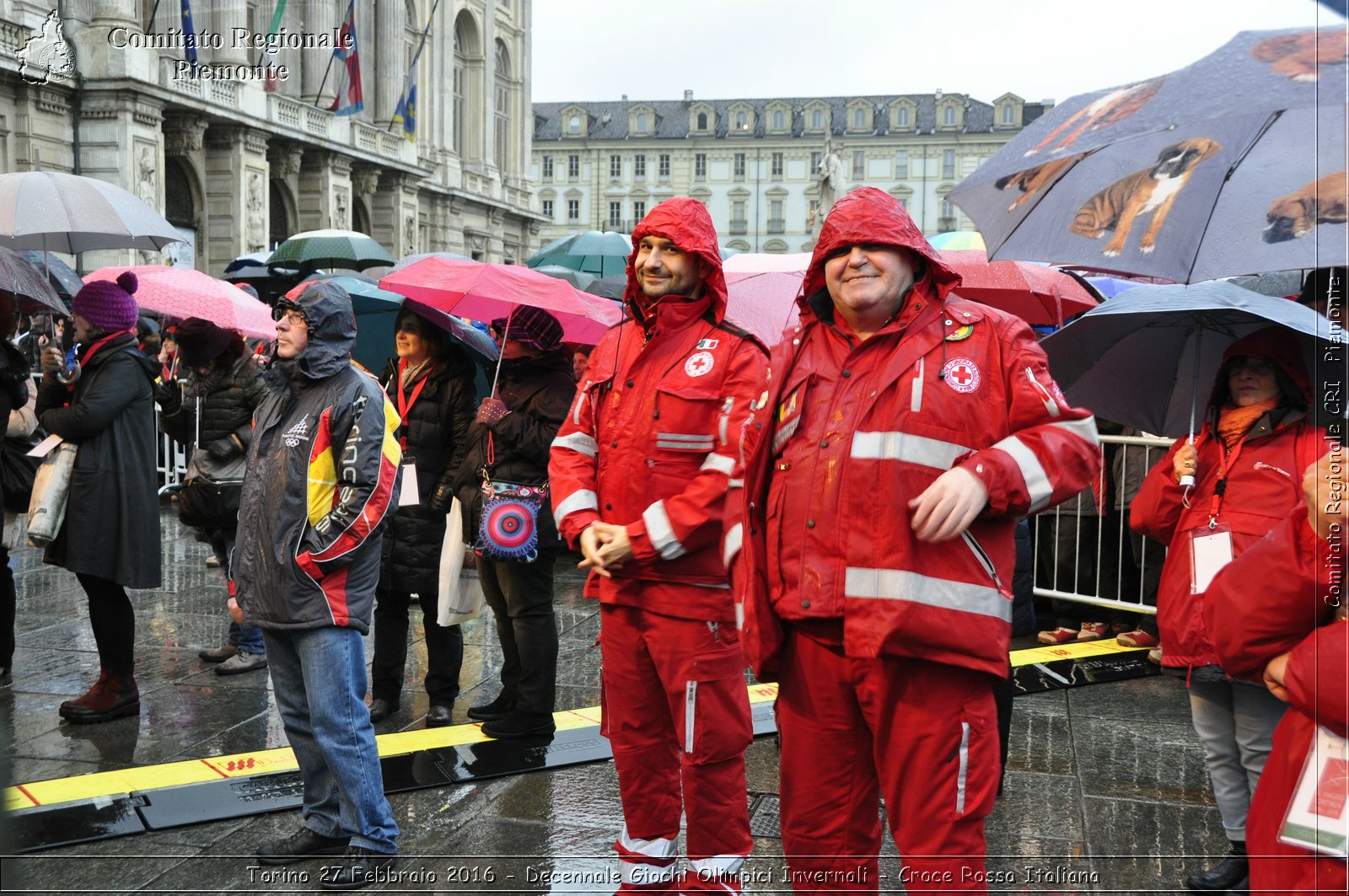 Torino 27 Febbraio 2016 - Decennale Giochi Olimpici Invernali - Croce Rossa Italiana- Comitato Regionale del Piemonte