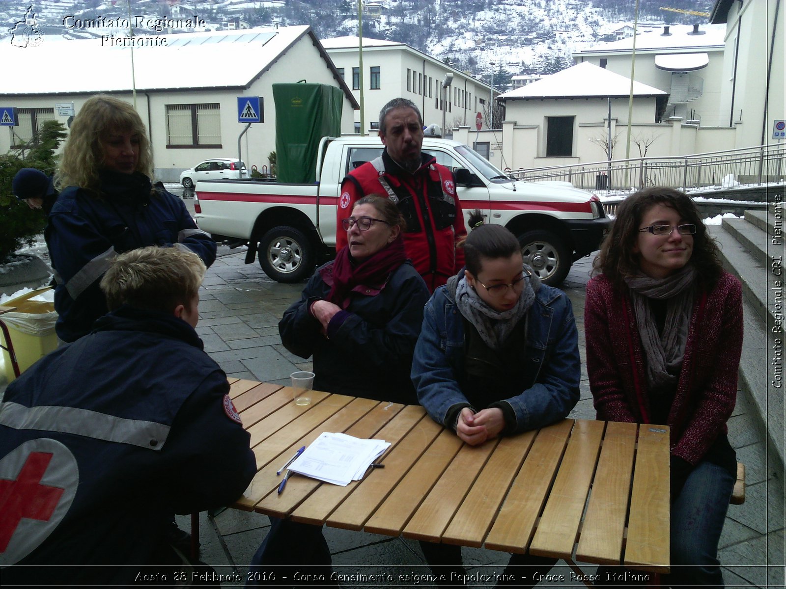 Aosta 28 Febbraio 2016 2016 - Corso Censimento esigenze Popolazione - Croce Rossa Italiana- Comitato Regionale del Piemonte