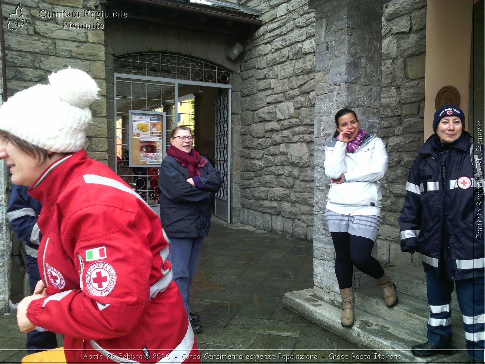 Aosta 28 Febbraio 2016 2016 - Corso Censimento esigenze Popolazione - Croce Rossa Italiana- Comitato Regionale del Piemonte