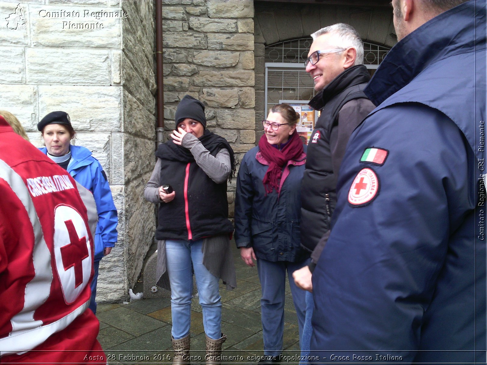 Aosta 28 Febbraio 2016 2016 - Corso Censimento esigenze Popolazione - Croce Rossa Italiana- Comitato Regionale del Piemonte