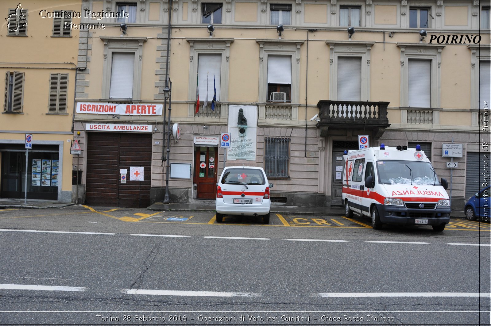 Torino 28 Febbraio 2016 - Operazioni di Voto nei Comitati - Croce Rossa Italiana- Comitato Regionale del Piemonte