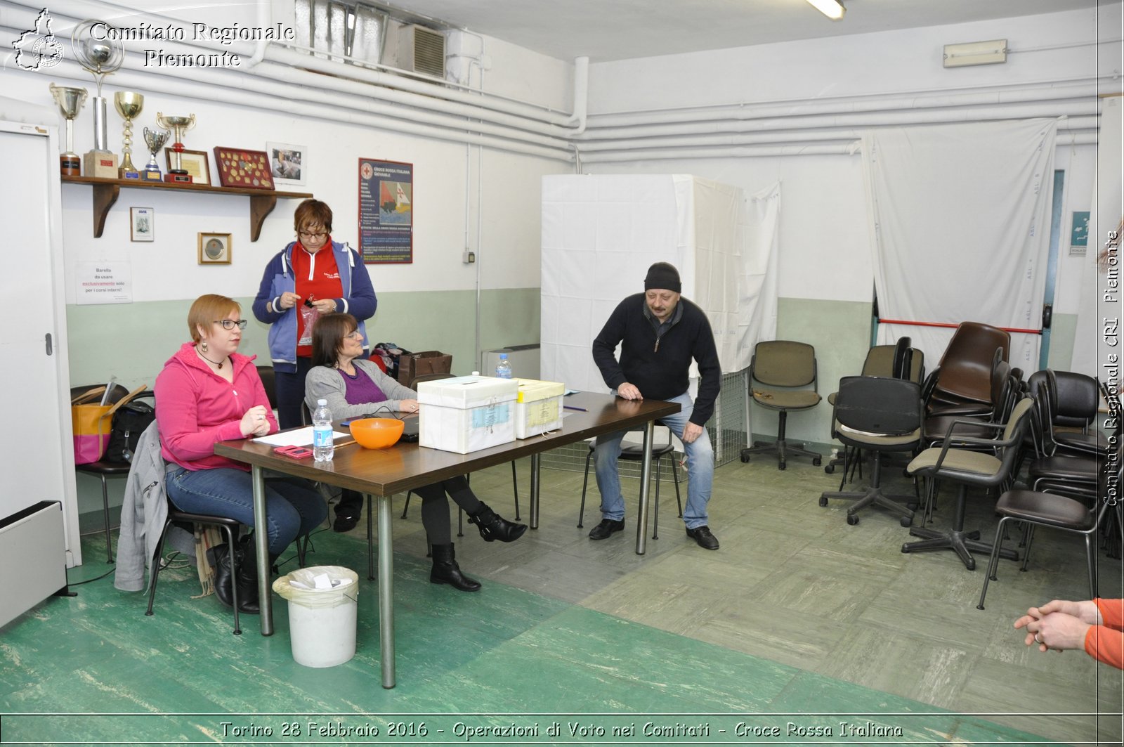 Torino 28 Febbraio 2016 - Operazioni di Voto nei Comitati - Croce Rossa Italiana- Comitato Regionale del Piemonte