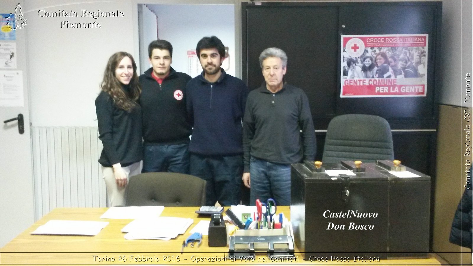 Torino 28 Febbraio 2016 - Operazioni di Voto nei Comitati - Croce Rossa Italiana- Comitato Regionale del Piemonte