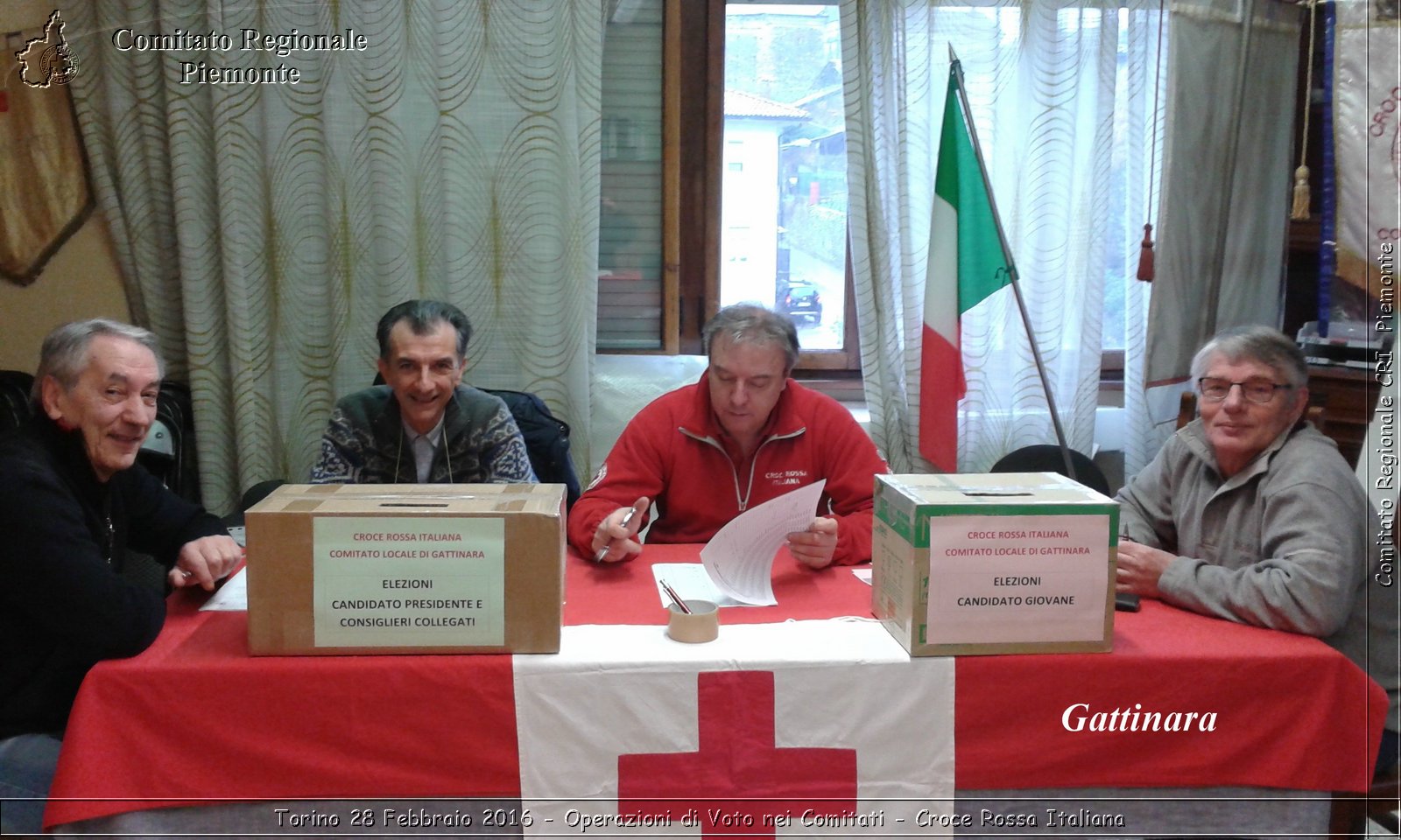 Torino 28 Febbraio 2016 - Operazioni di Voto nei Comitati - Croce Rossa Italiana- Comitato Regionale del Piemonte