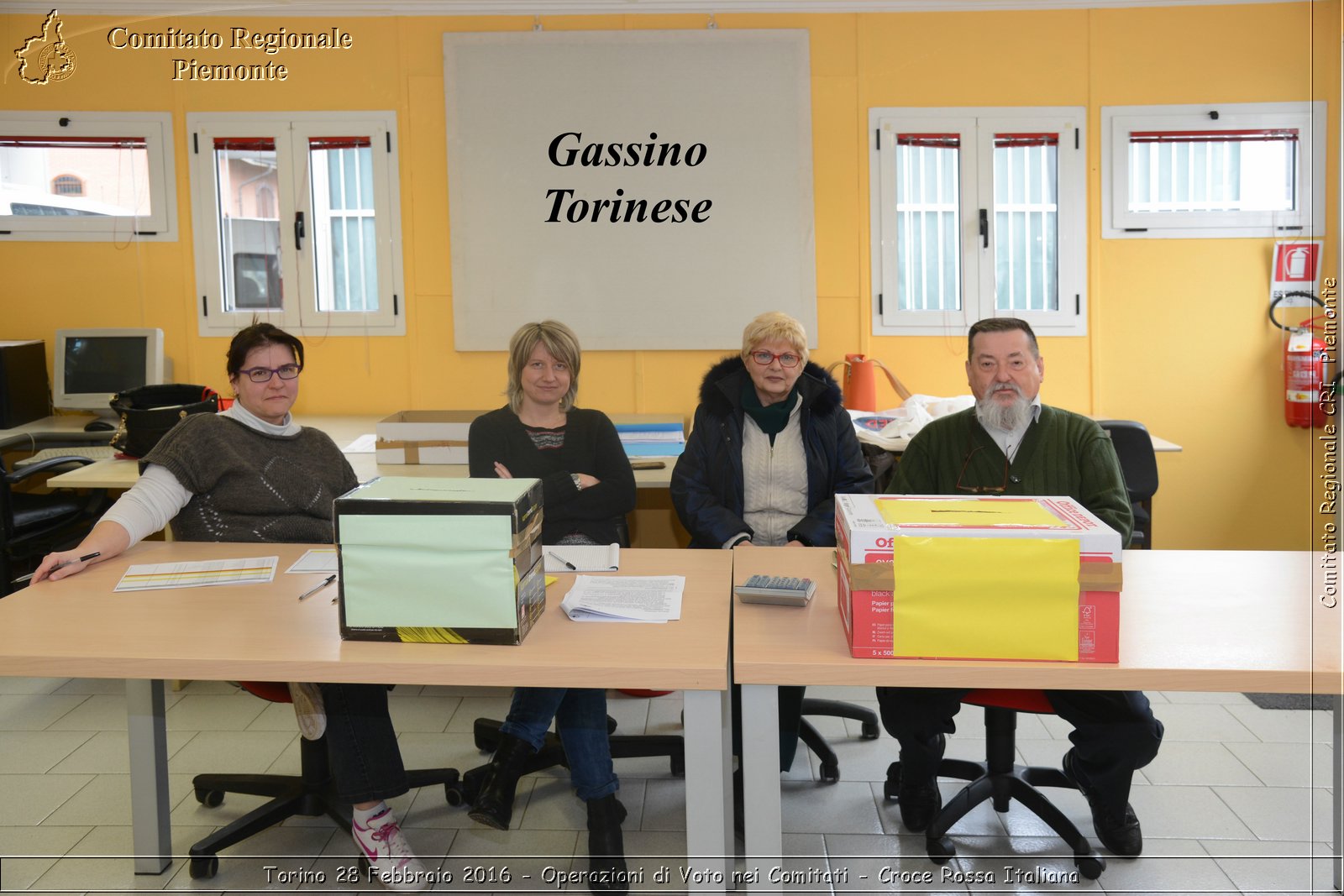 Torino 28 Febbraio 2016 - Operazioni di Voto nei Comitati - Croce Rossa Italiana- Comitato Regionale del Piemonte