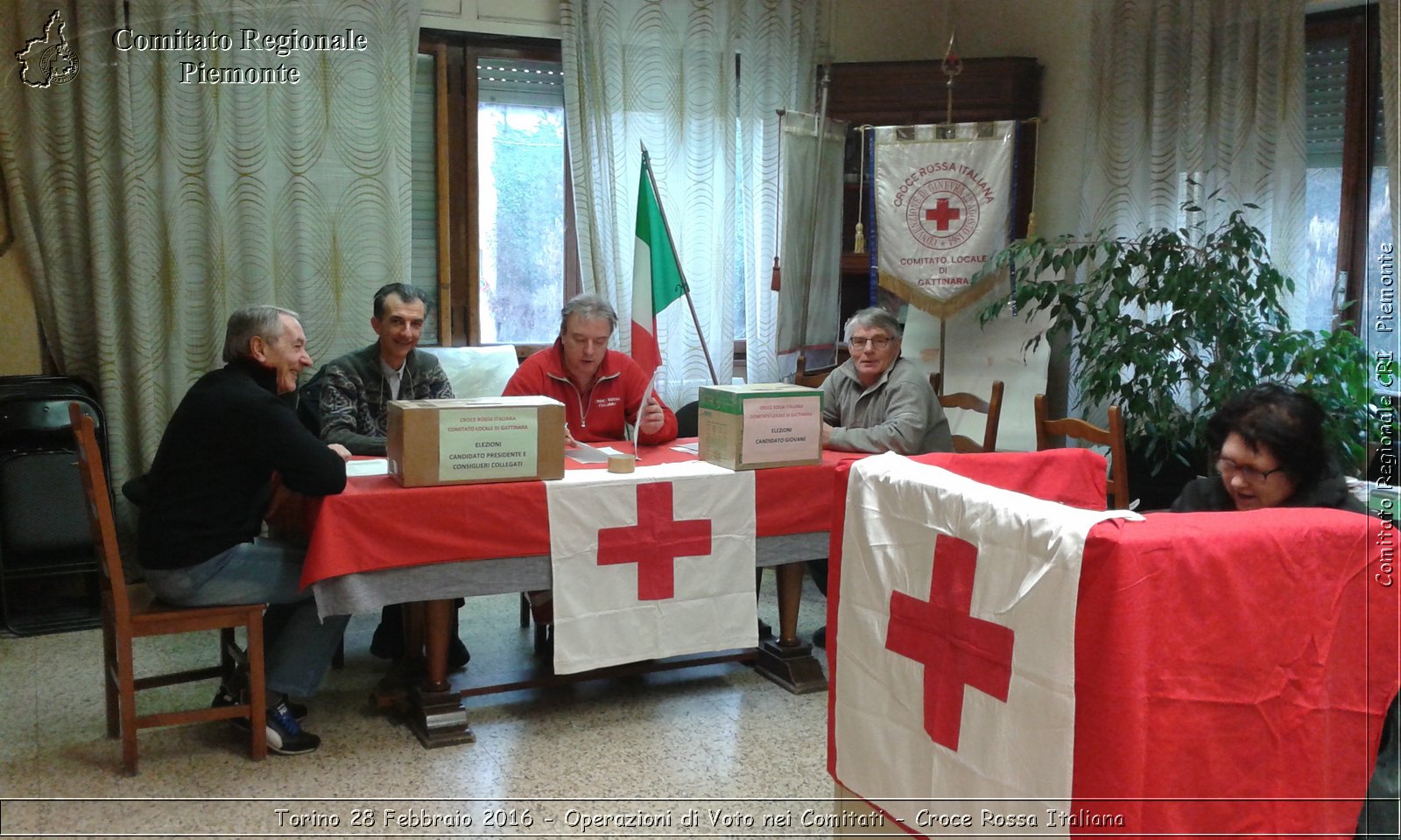 Torino 28 Febbraio 2016 - Operazioni di Voto nei Comitati - Croce Rossa Italiana- Comitato Regionale del Piemonte