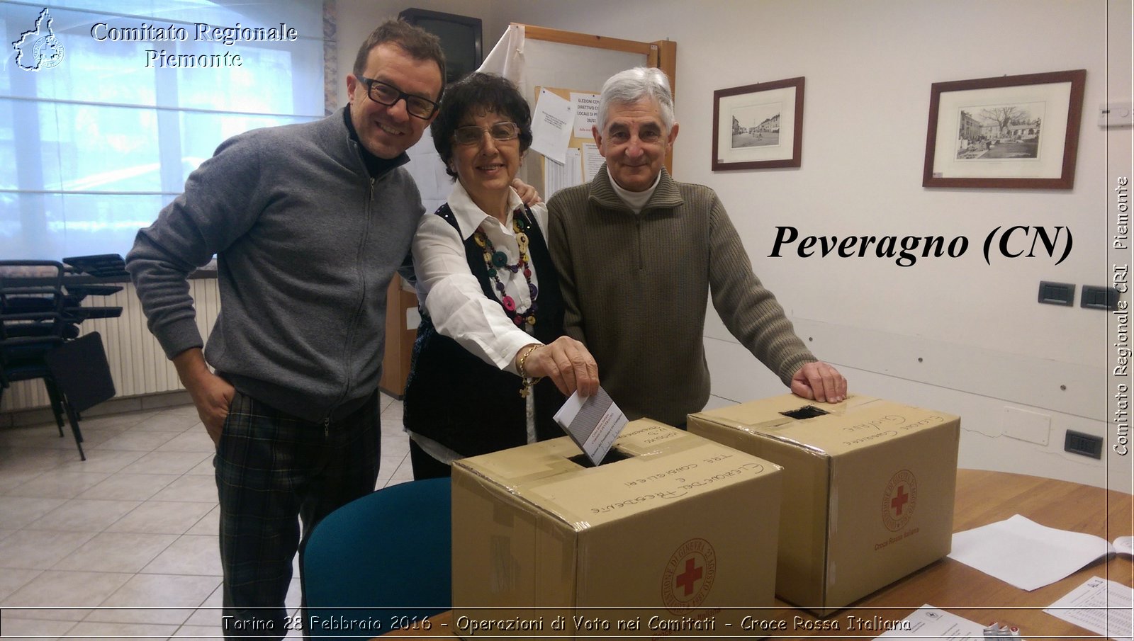 Torino 28 Febbraio 2016 - Operazioni di Voto nei Comitati - Croce Rossa Italiana- Comitato Regionale del Piemonte