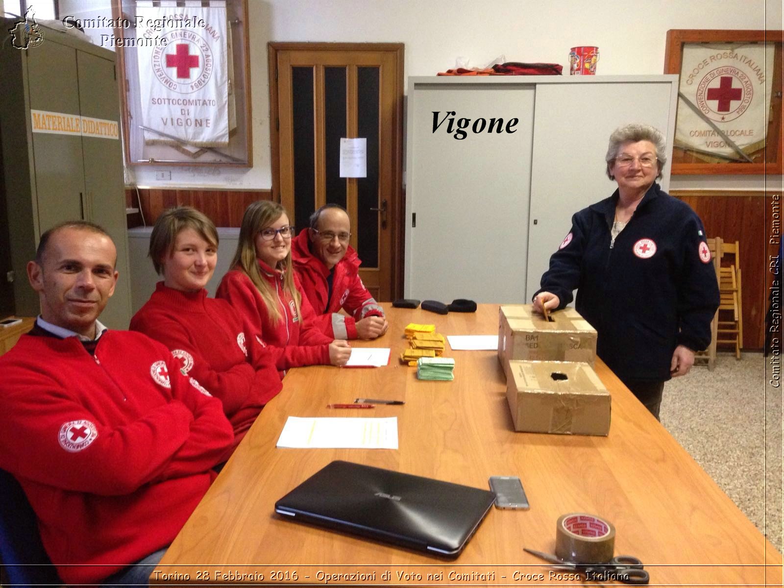 Torino 28 Febbraio 2016 - Operazioni di Voto nei Comitati - Croce Rossa Italiana- Comitato Regionale del Piemonte