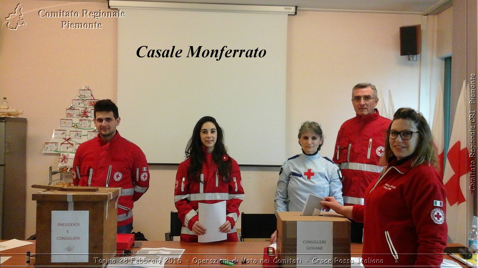 Torino 28 Febbraio 2016 - Operazioni di Voto nei Comitati - Croce Rossa Italiana- Comitato Regionale del Piemonte