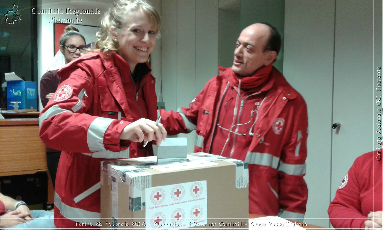 Torino 28 Febbraio 2016 - Operazioni di Voto nei Comitati - Croce Rossa Italiana- Comitato Regionale del Piemonte