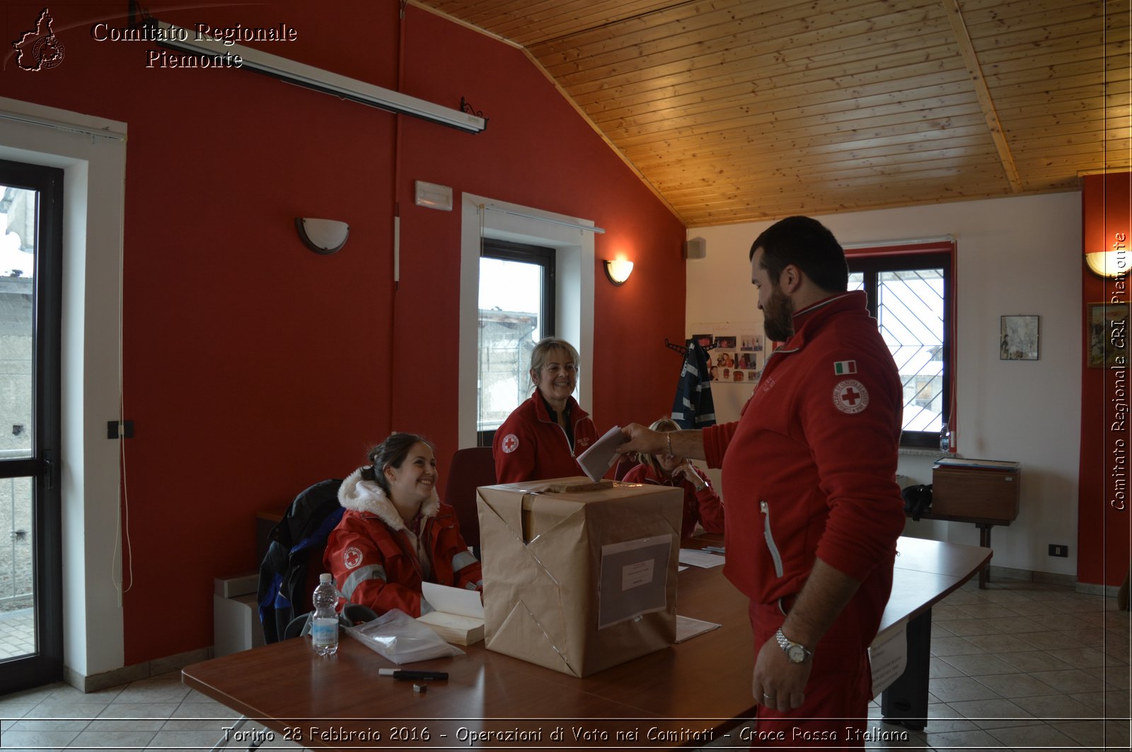 Torino 28 Febbraio 2016 - Operazioni di Voto nei Comitati - Croce Rossa Italiana- Comitato Regionale del Piemonte