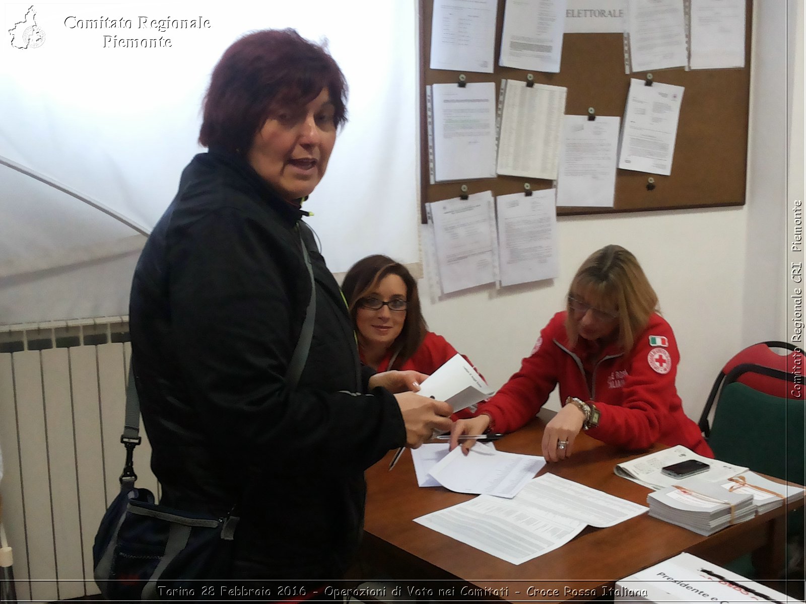 Torino 28 Febbraio 2016 - Operazioni di Voto nei Comitati - Croce Rossa Italiana- Comitato Regionale del Piemonte