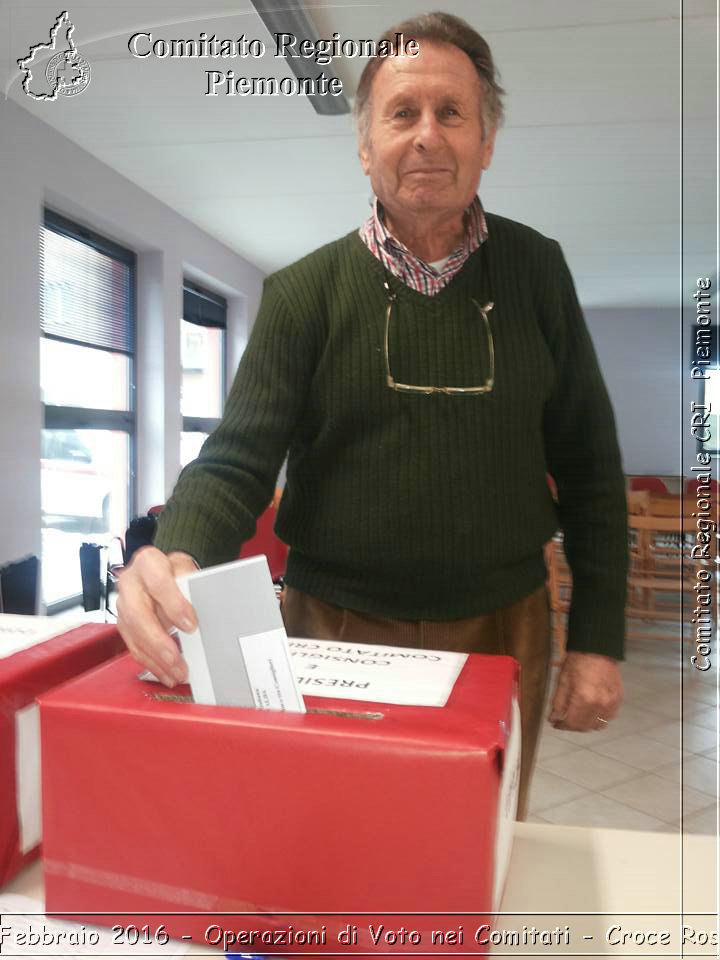 Torino 28 Febbraio 2016 - Operazioni di Voto nei Comitati - Croce Rossa Italiana- Comitato Regionale del Piemonte