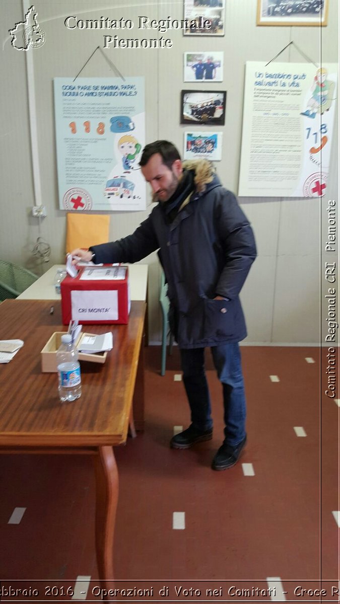 Torino 28 Febbraio 2016 - Operazioni di Voto nei Comitati - Croce Rossa Italiana- Comitato Regionale del Piemonte