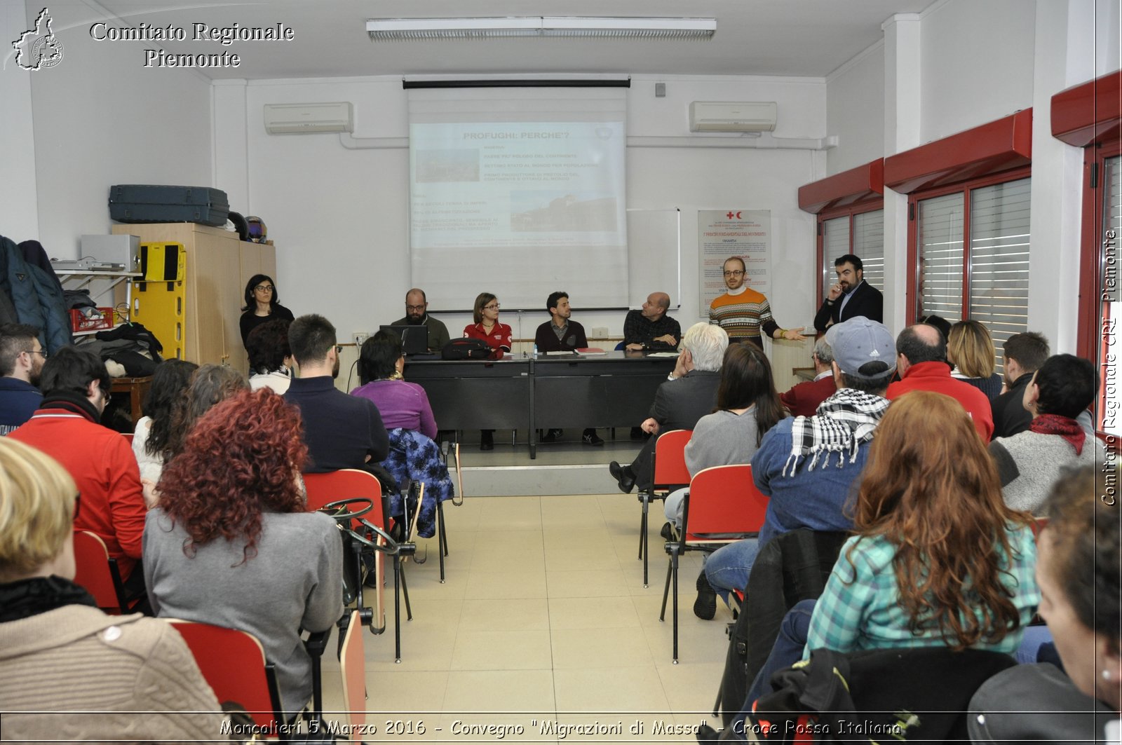 Moncalieri 5 Marzo 2016 - Convegno "Migrazioni di Massa" - Croce Rossa Italiana- Comitato Regionale del Piemonte