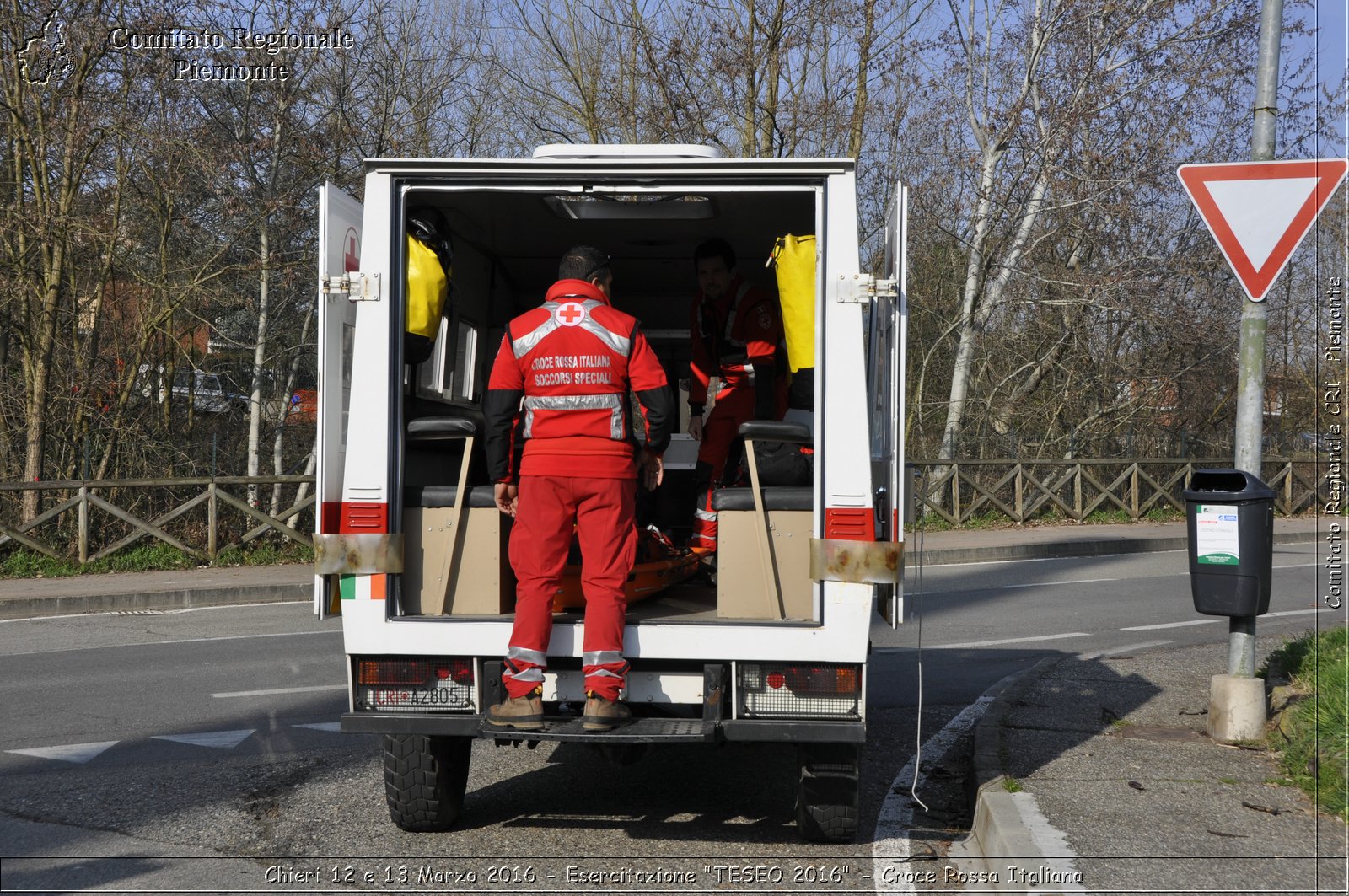 Chieri 12 e 13 Marzo 2016 - Esercitazione "TESEO 2016" - Croce Rossa Italiana- Comitato Regionale del Piemonte