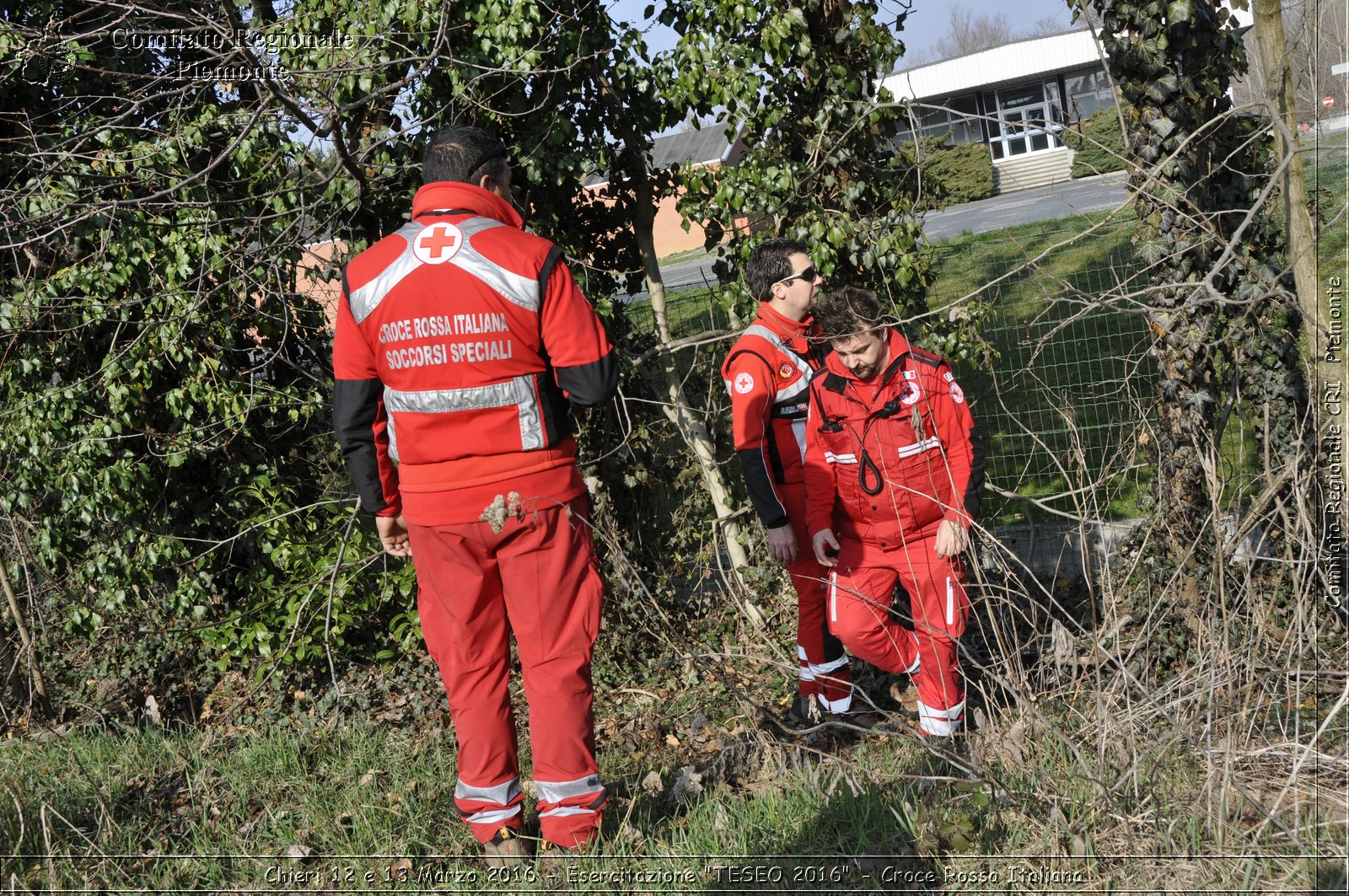 Chieri 12 e 13 Marzo 2016 - Esercitazione "TESEO 2016" - Croce Rossa Italiana- Comitato Regionale del Piemonte