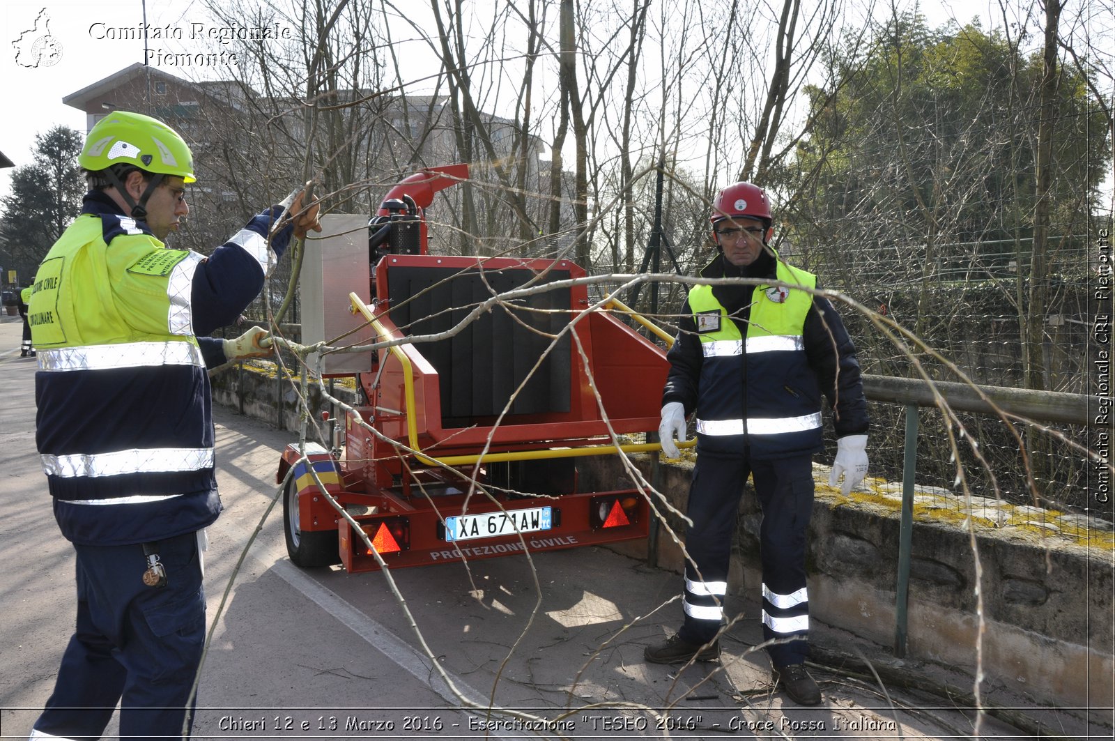 Chieri 12 e 13 Marzo 2016 - Esercitazione "TESEO 2016" - Croce Rossa Italiana- Comitato Regionale del Piemonte