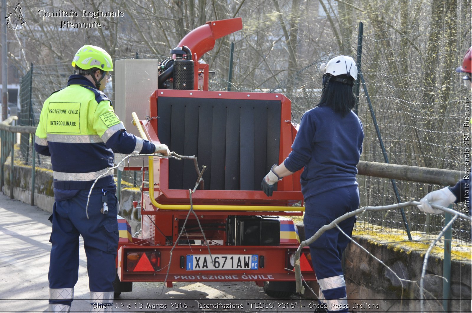 Chieri 12 e 13 Marzo 2016 - Esercitazione "TESEO 2016" - Croce Rossa Italiana- Comitato Regionale del Piemonte