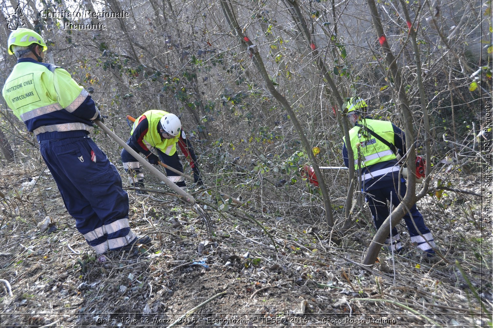 Chieri 12 e 13 Marzo 2016 - Esercitazione "TESEO 2016" - Croce Rossa Italiana- Comitato Regionale del Piemonte