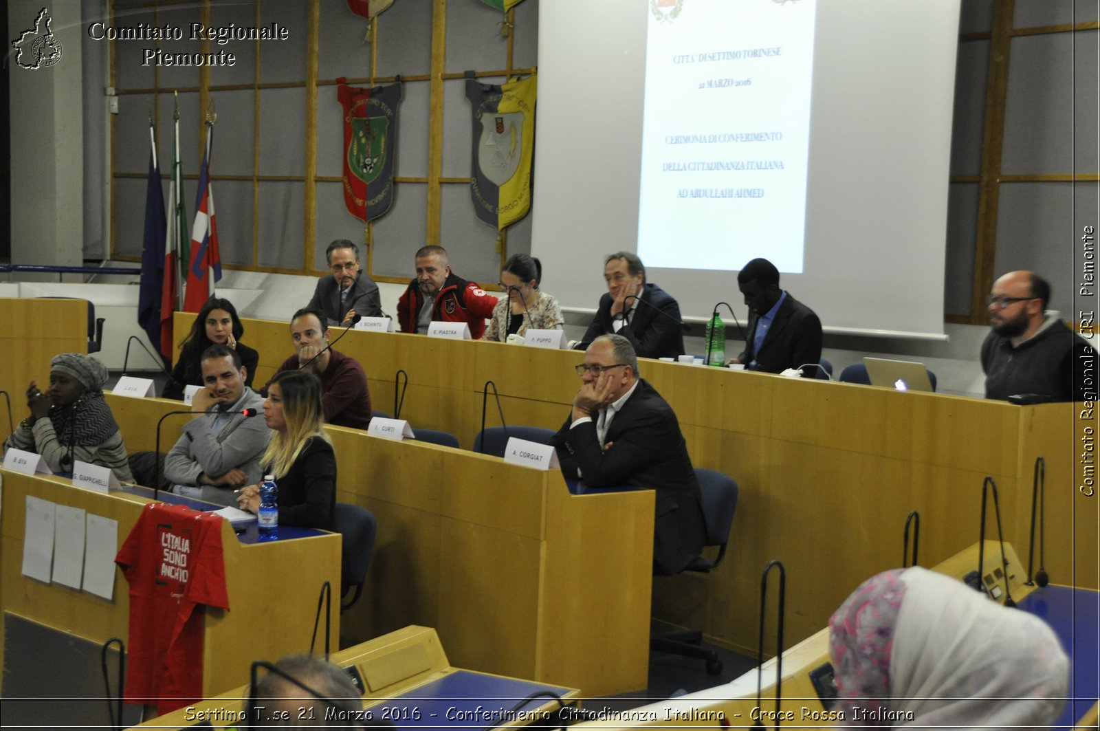 Settimo T.se 21 Marzo 2016 - Conferimento Cittadinanza Italiana - Croce Rossa Italiana- Comitato Regionale del Piemonte