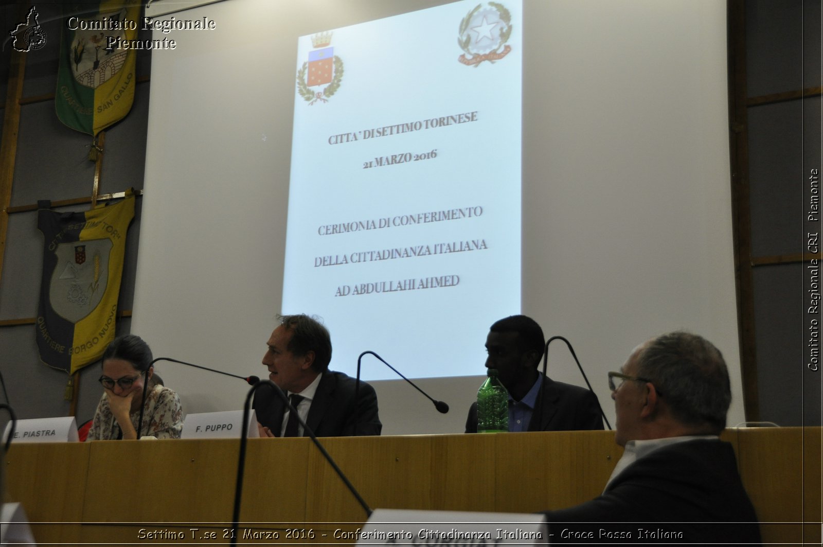 Settimo T.se 21 Marzo 2016 - Conferimento Cittadinanza Italiana - Croce Rossa Italiana- Comitato Regionale del Piemonte