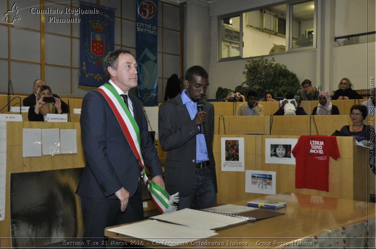 Settimo T.se 21 Marzo 2016 - Conferimento Cittadinanza Italiana - Croce Rossa Italiana- Comitato Regionale del Piemonte