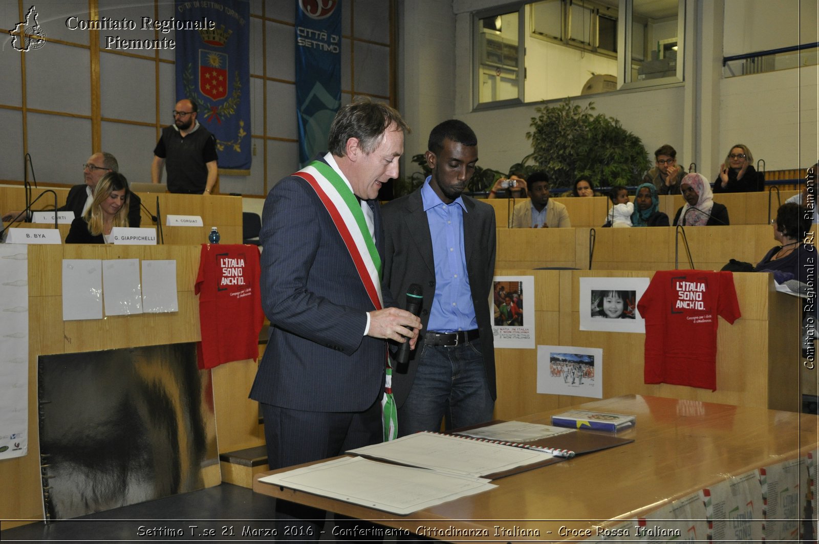 Settimo T.se 21 Marzo 2016 - Conferimento Cittadinanza Italiana - Croce Rossa Italiana- Comitato Regionale del Piemonte