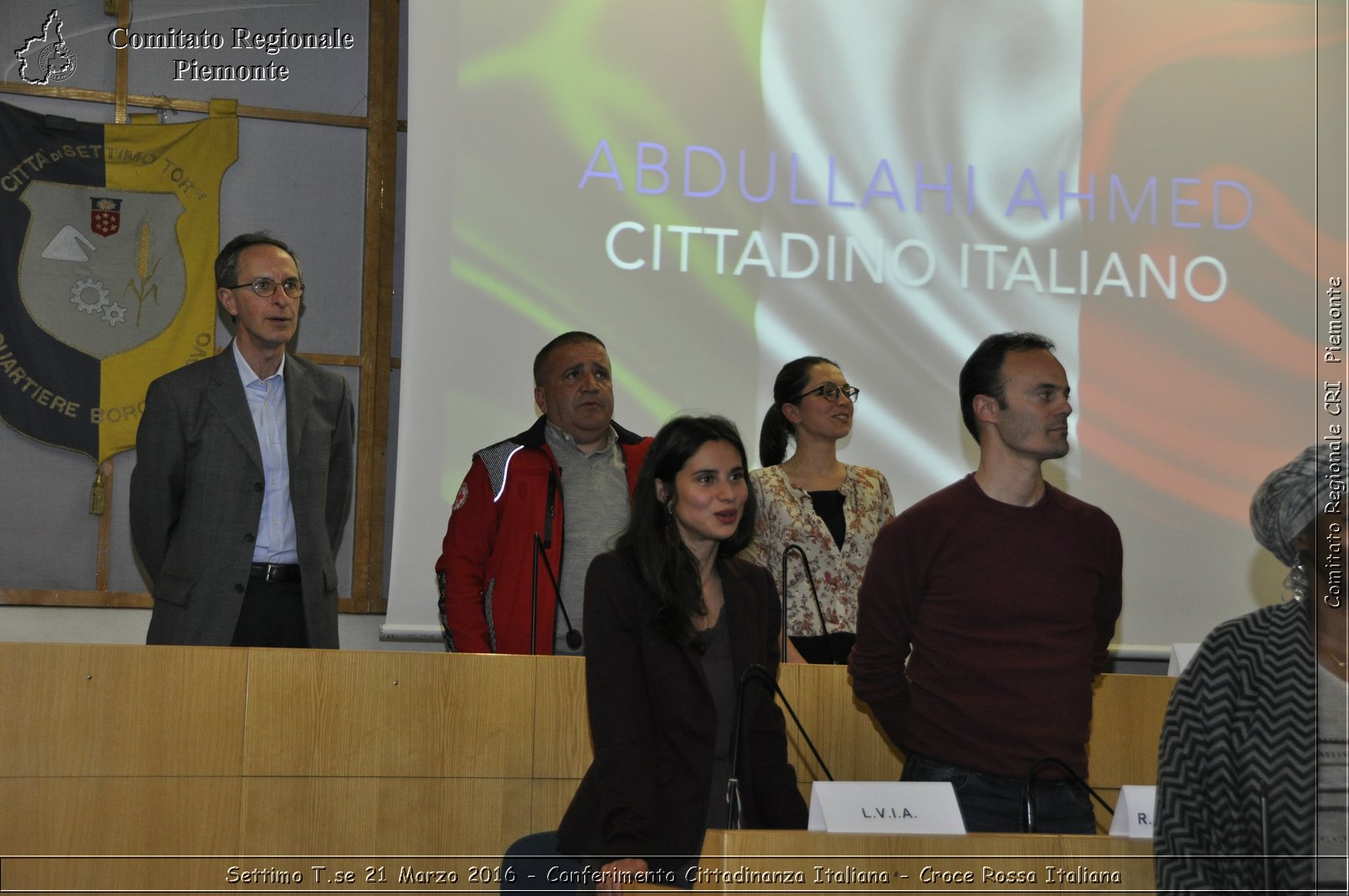 Settimo T.se 21 Marzo 2016 - Conferimento Cittadinanza Italiana - Croce Rossa Italiana- Comitato Regionale del Piemonte