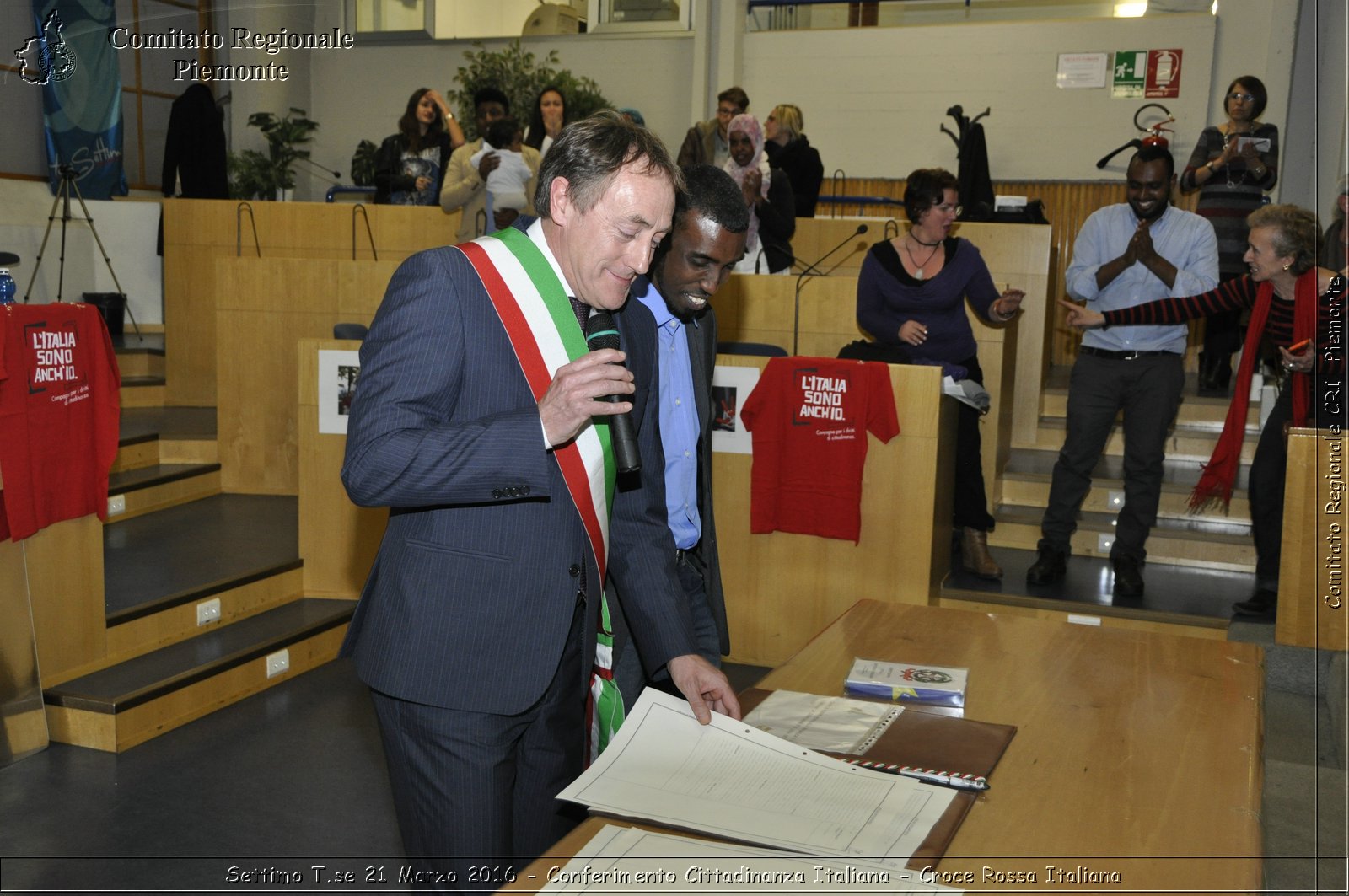 Settimo T.se 21 Marzo 2016 - Conferimento Cittadinanza Italiana - Croce Rossa Italiana- Comitato Regionale del Piemonte