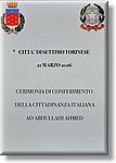 Settimo T.se 21 Marzo 2016 - Conferimento Cittadinanza Italiana - Croce Rossa Italiana- Comitato Regionale del Piemonte