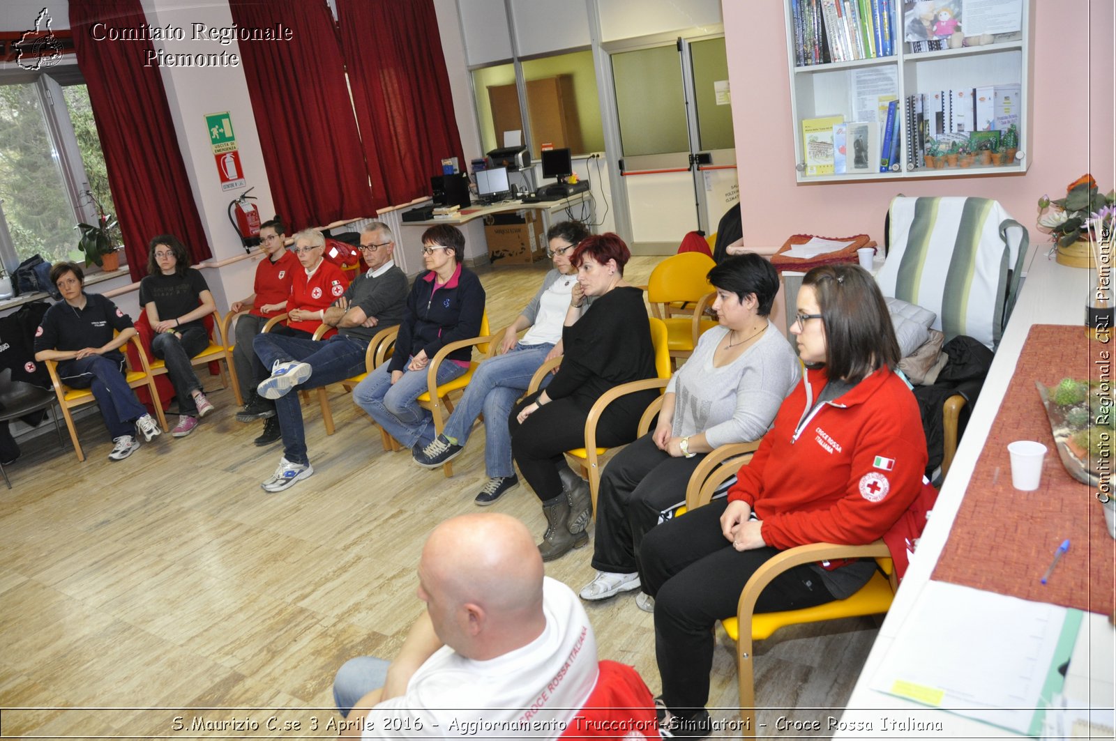 S.Maurizio C.se 3 Aprile 2016 - Aggiornamento Truccatori-Simulatori - Croce Rossa Italiana- Comitato Regionale del Piemonte