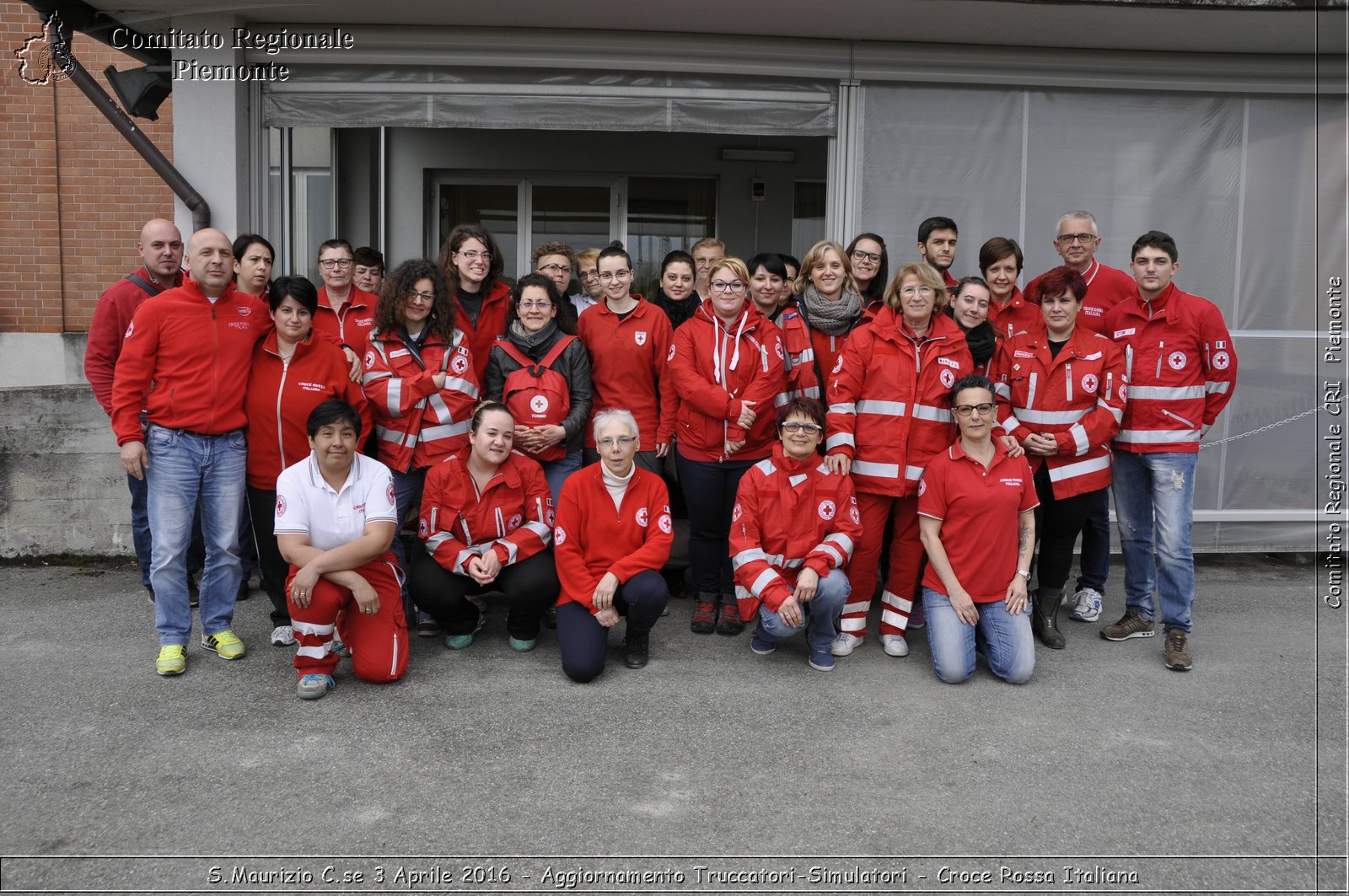 S.Maurizio C.se 3 Aprile 2016 - Aggiornamento Truccatori-Simulatori - Croce Rossa Italiana- Comitato Regionale del Piemonte