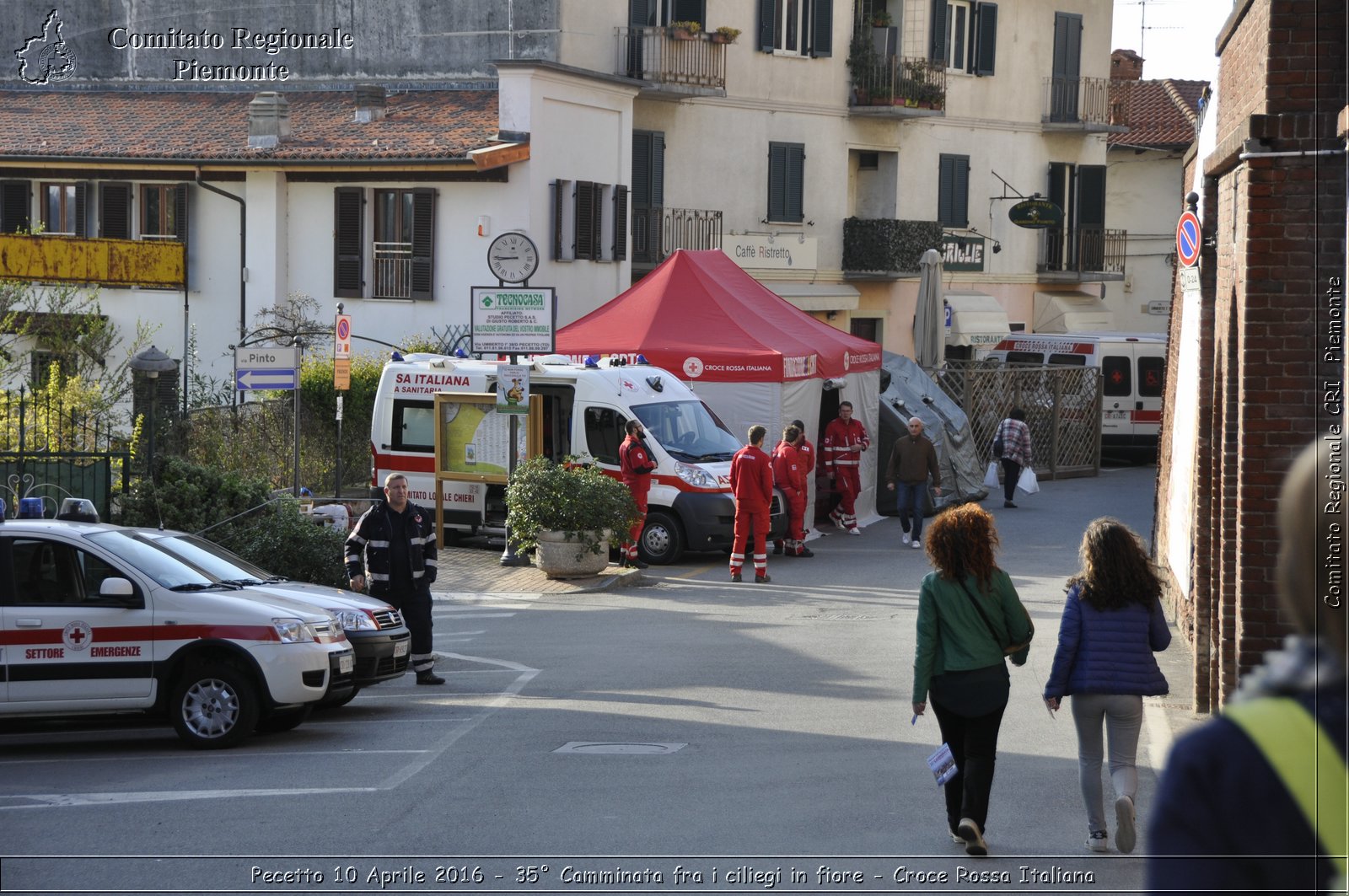 Pecetto 10 Aprile 2016 - 35 Camminata fra i ciliegi in fiore - Croce Rossa Italiana- Comitato Regionale del Piemonte